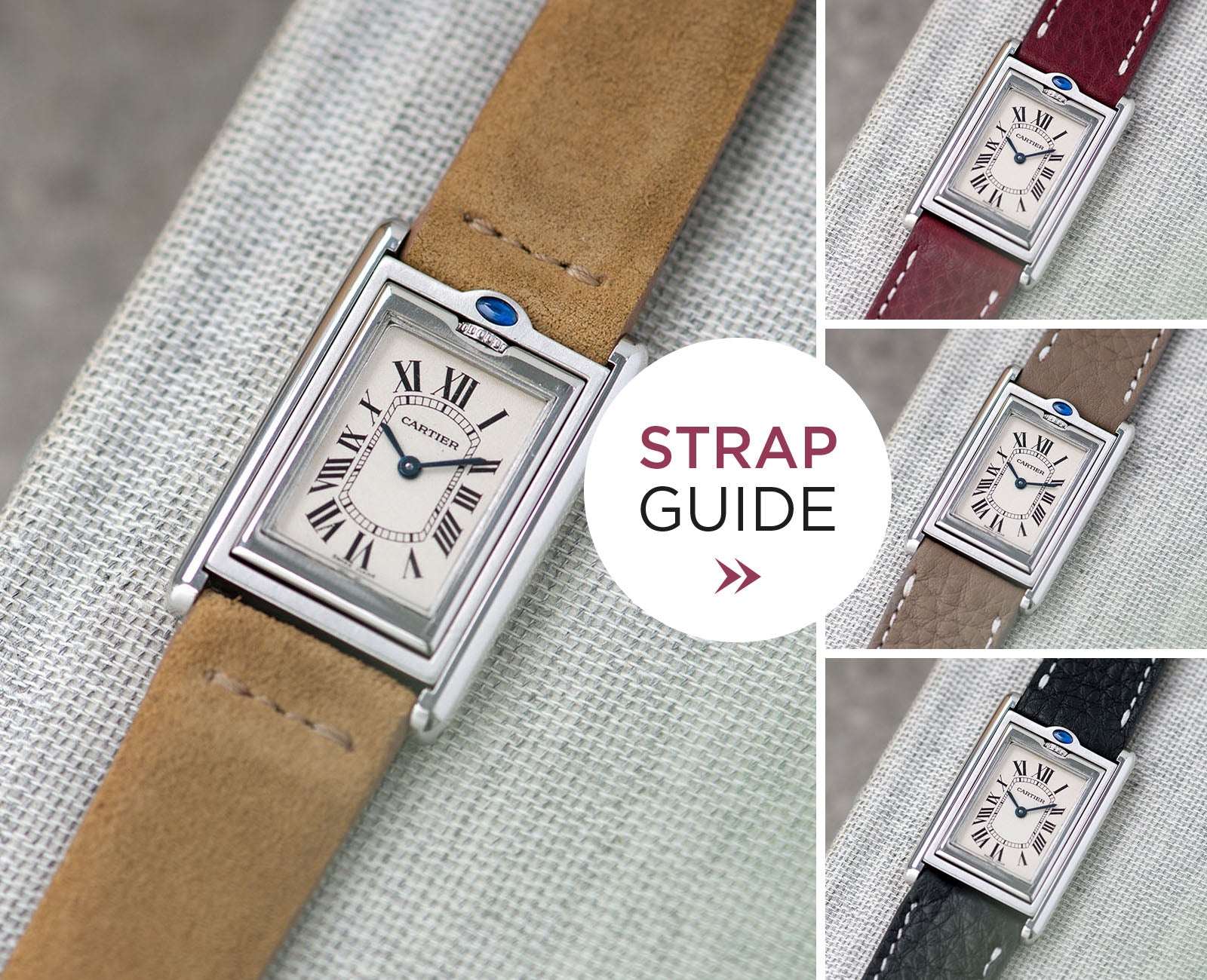 Bulang and Sons Strap Guide Cartier Tank Basculante 18 mm