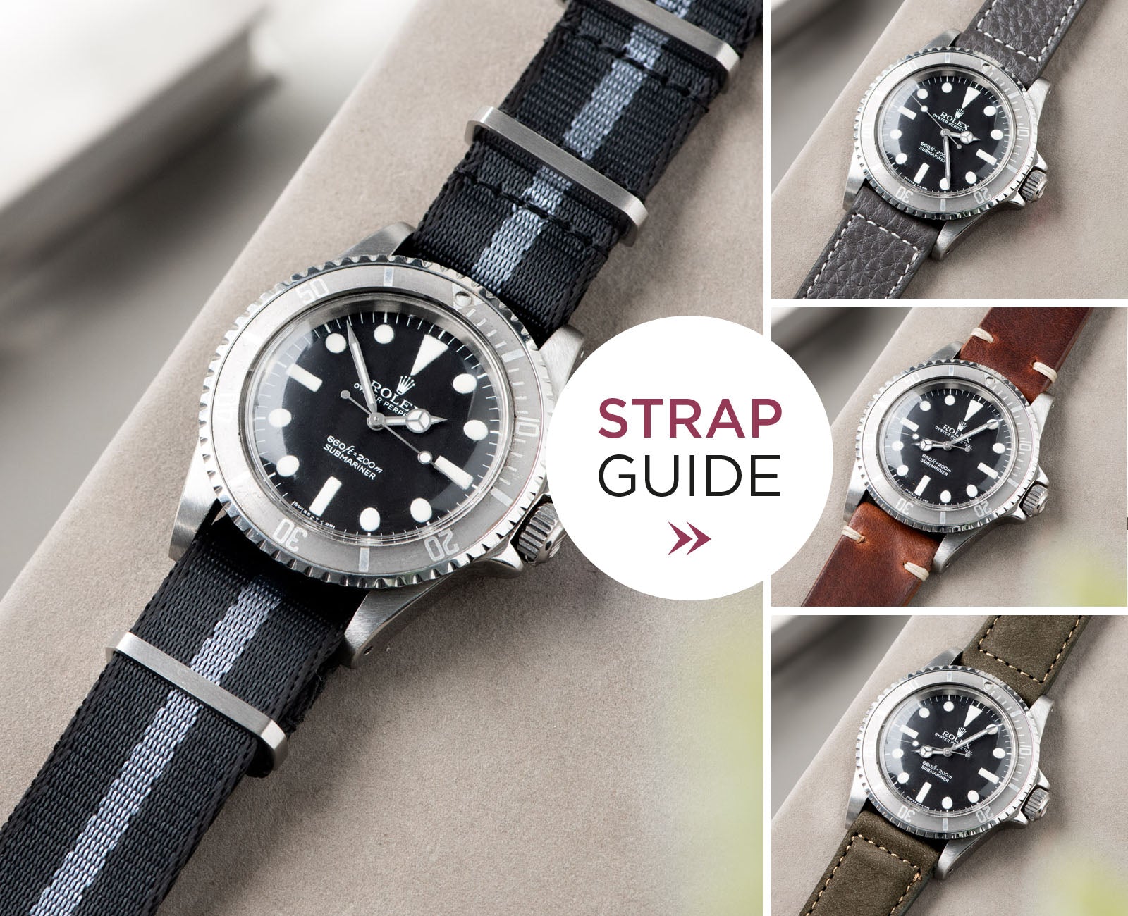 Bulang and Sons Strap Guide Rolex Submariner 5513 Faded