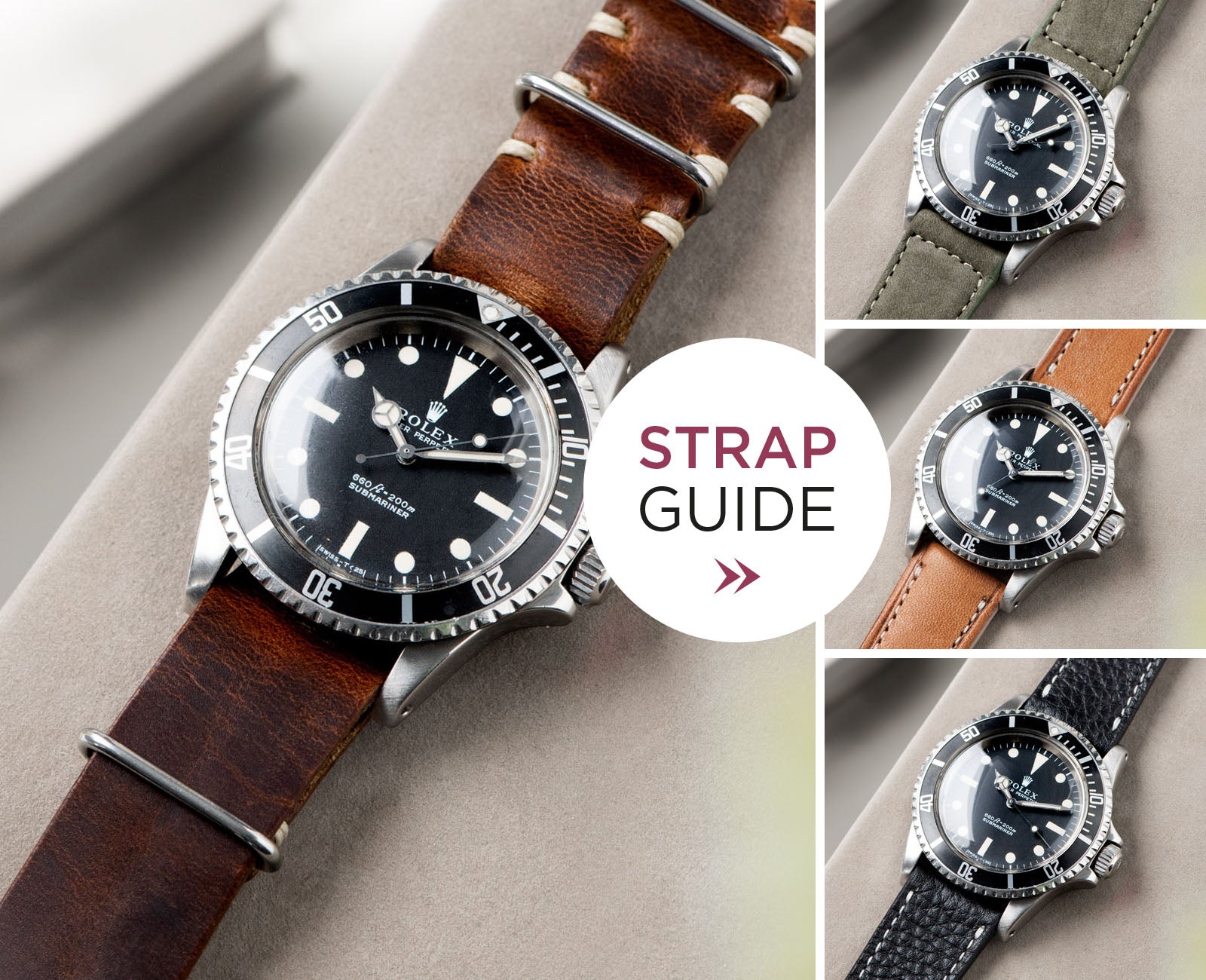 Strap Guide - The Rolex 5513 Black Submariner