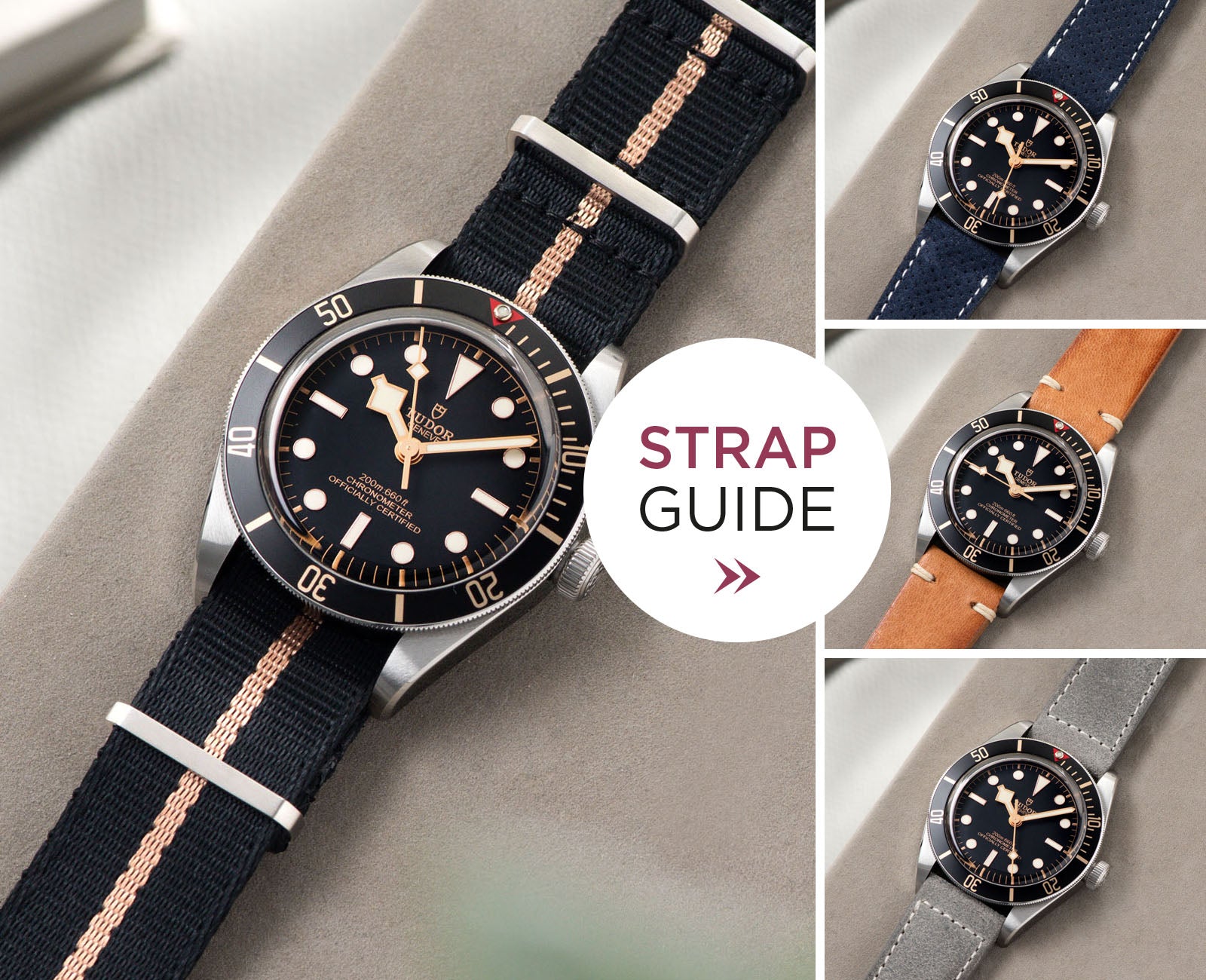 Strap Guide Tudor Black Bay Fifty Eight