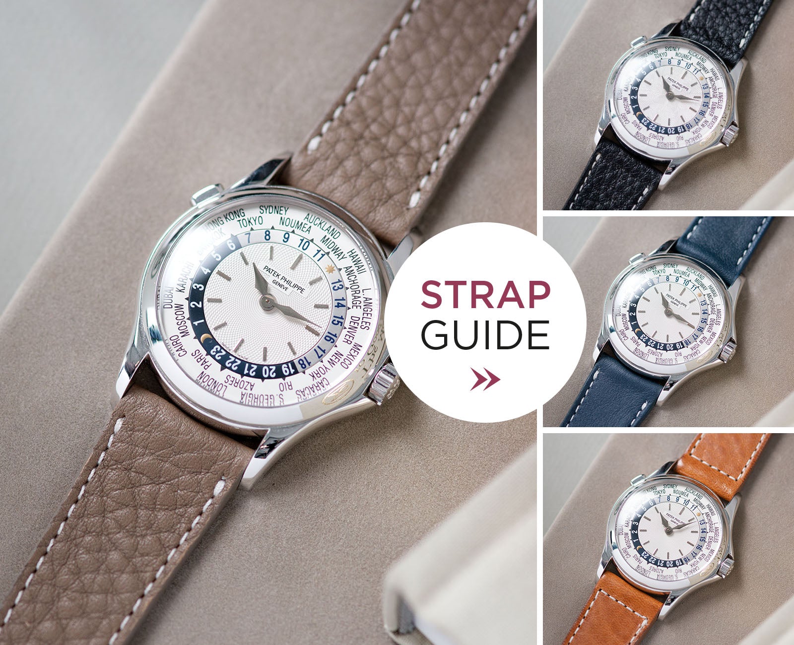 Bulang and Sons Strap Guide Patek Philippe 5110G White Gold World Timer