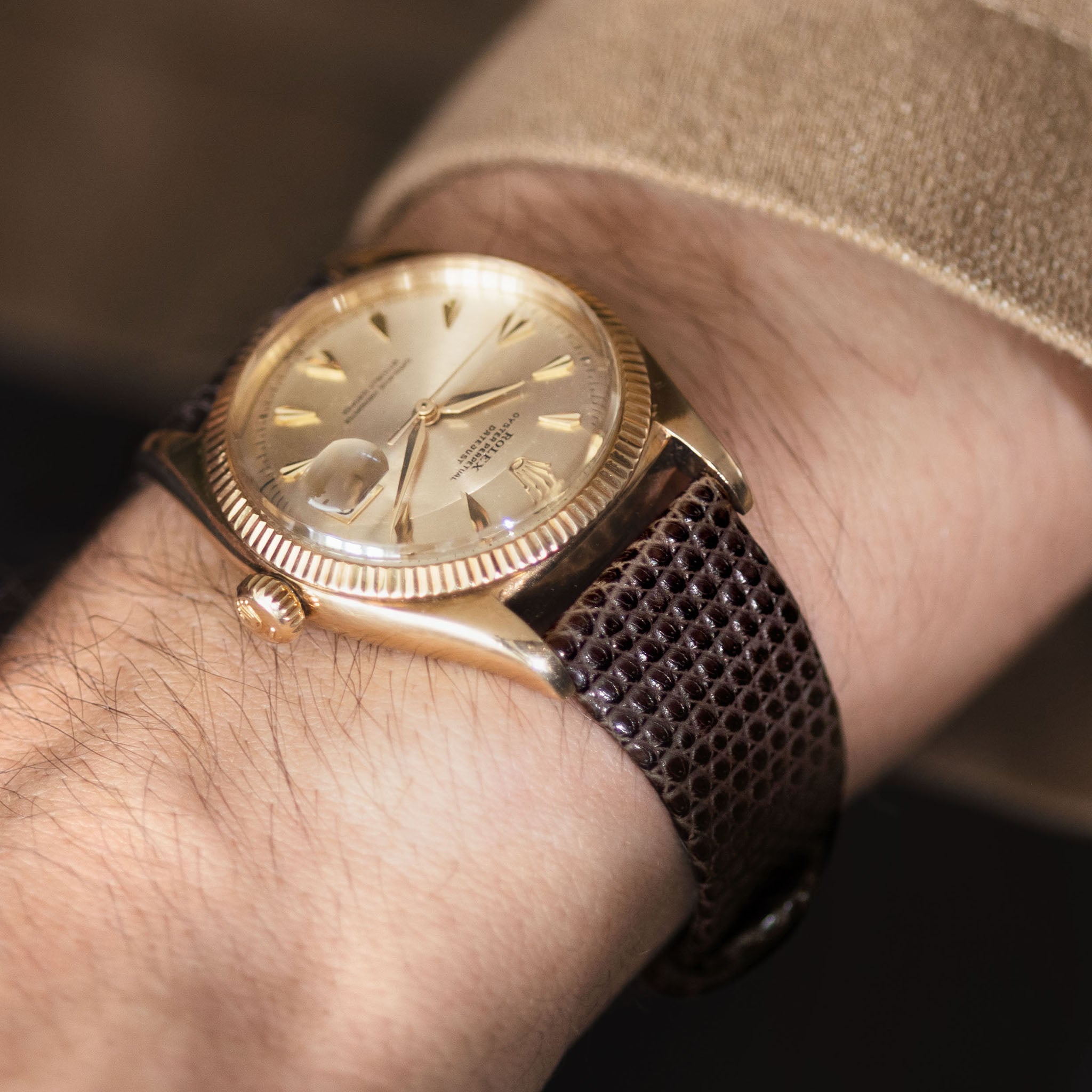 The Java Brown Double Lizard Strap - Jubilee Edition by Bulang & Sons