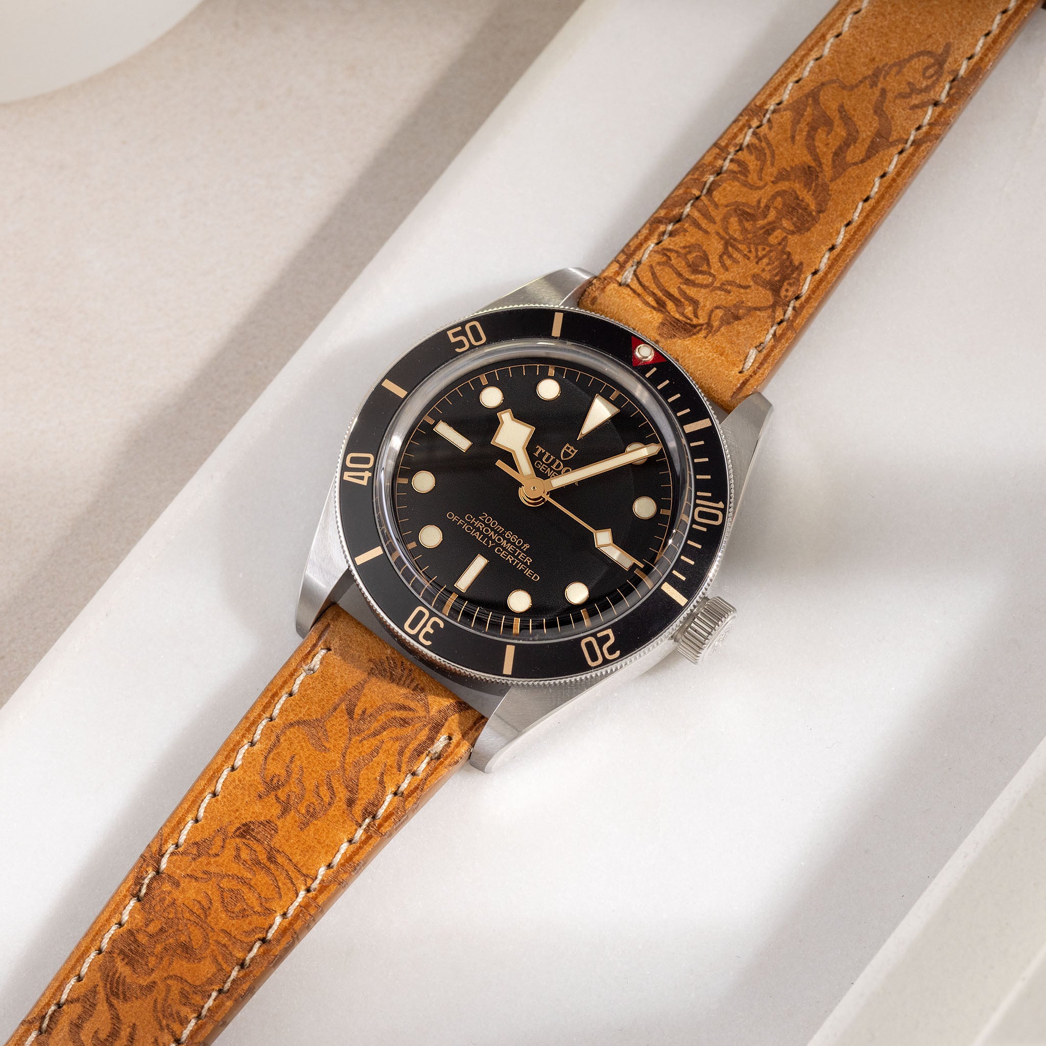 The Crouching Tiger Tattoo Watch Strap - Jubilee Edition by Bulang & Sons