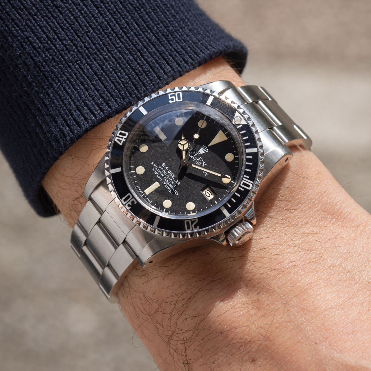 Rolex Sea-Dweller 1665 Great White MK1 Dial with Box and Papers