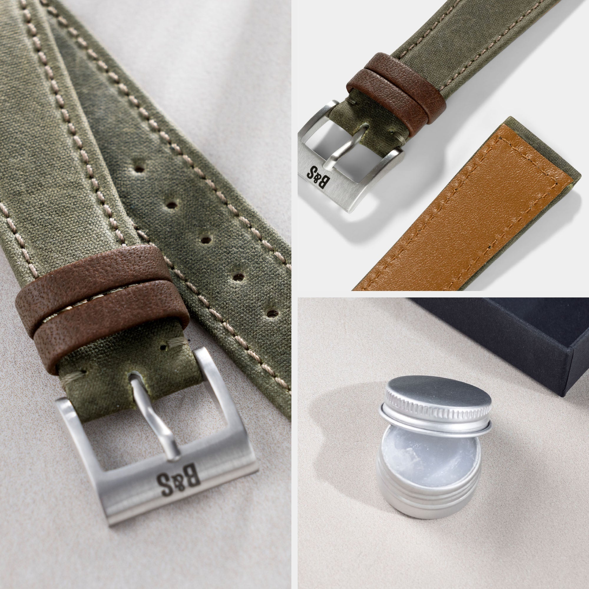 Strap for Rolex Submariner 5513 & 1680 - Vintage Barbour Fabric