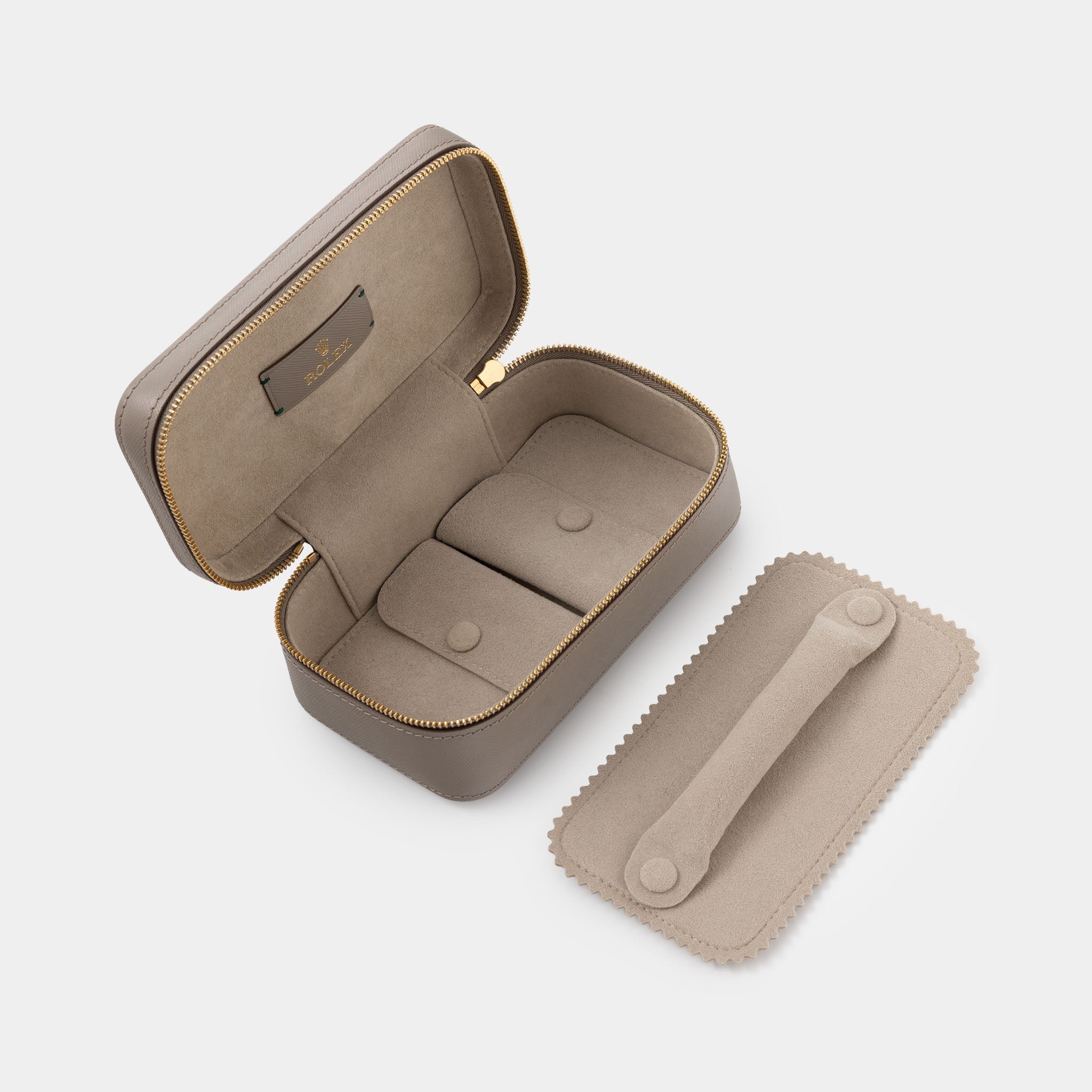MRC-10131 - Rolex jewelry leather Box taupe color