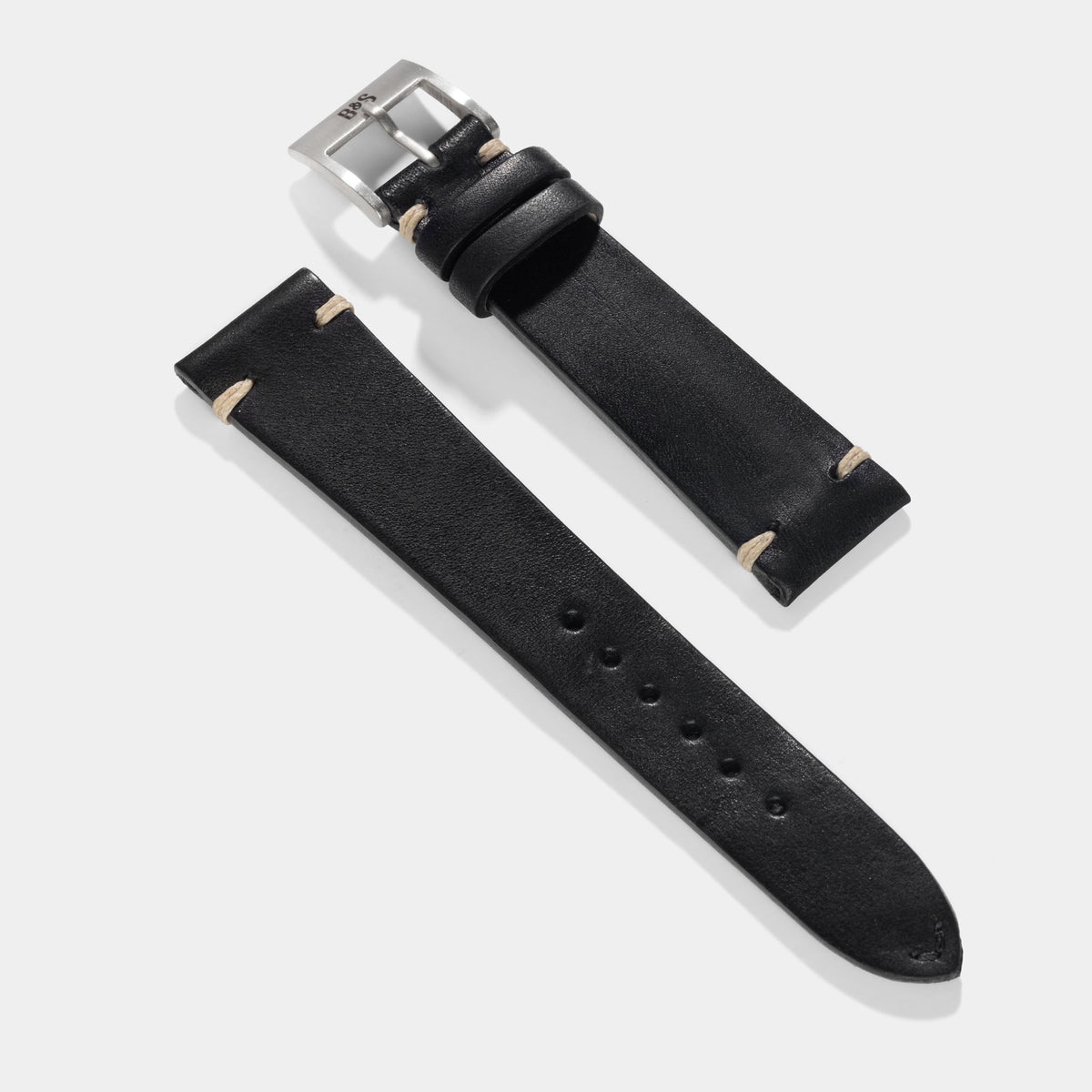 Strap for Omega Speedmaster Professional - Vintage Black Leather