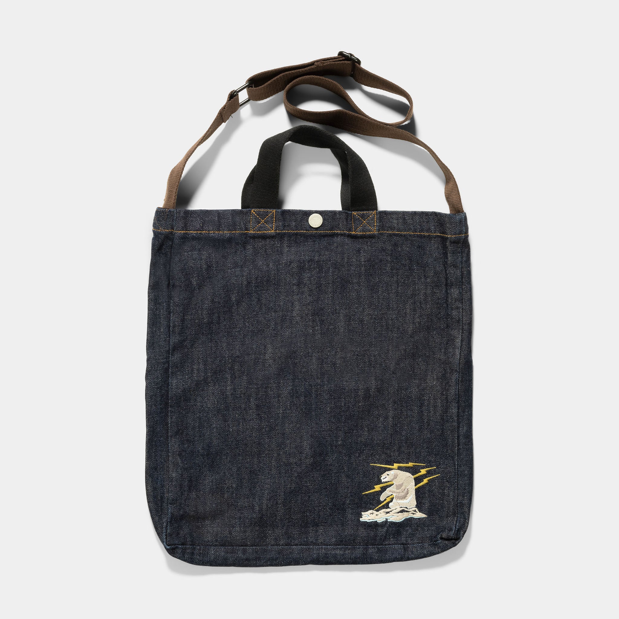 The Tiger Denim Tote – Raw Soul Edition