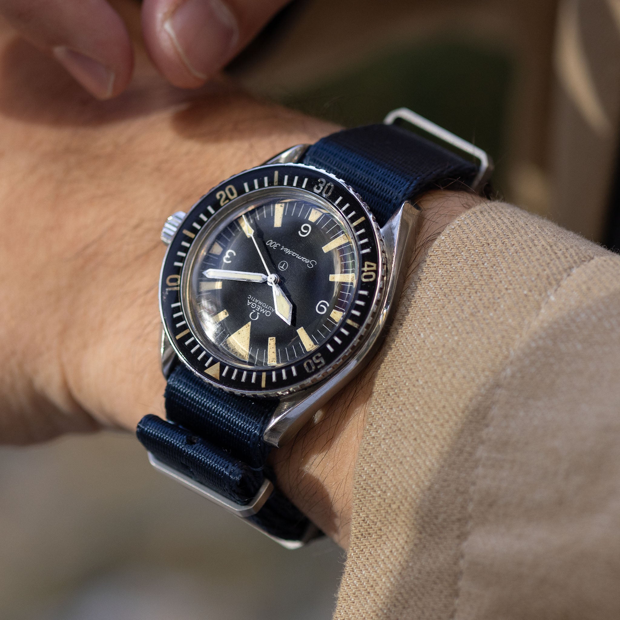 Omega Seamaster 300 British Royal Navy issued ref. 165.024 Mill Spec Circle-T Dial