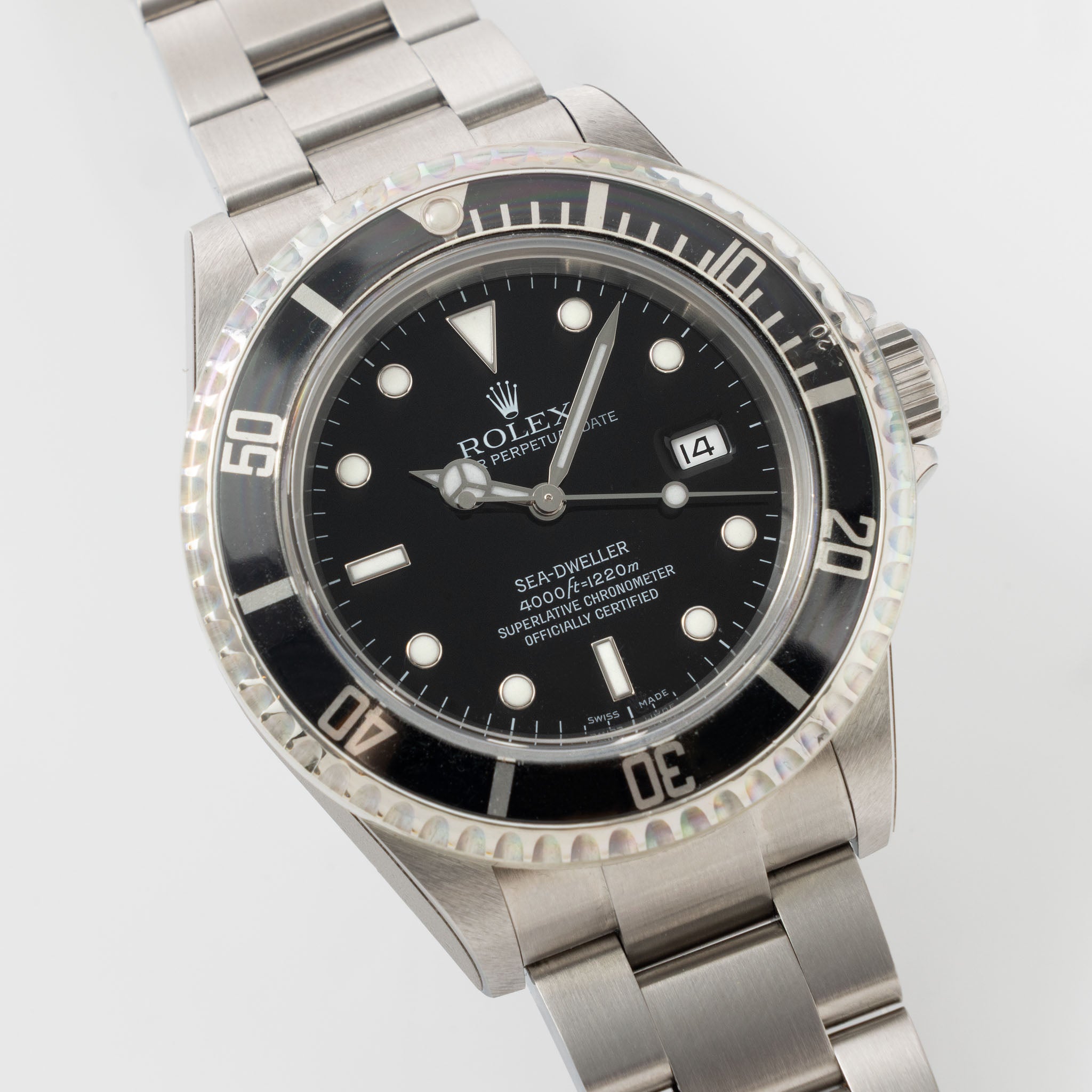 Rolex Sea-dweller ref 16600 Swiss Made Dial New Old Stock Box and Paper Set