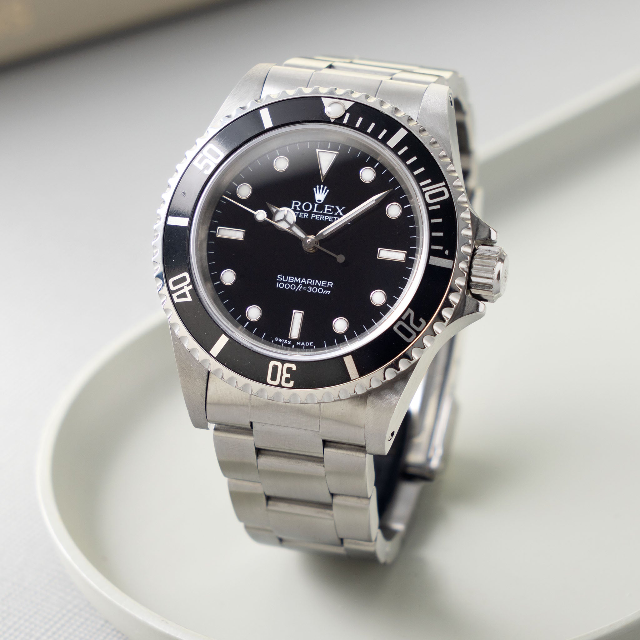 Rolex Submariner no date Swiss made 2 liner dial ref 14060