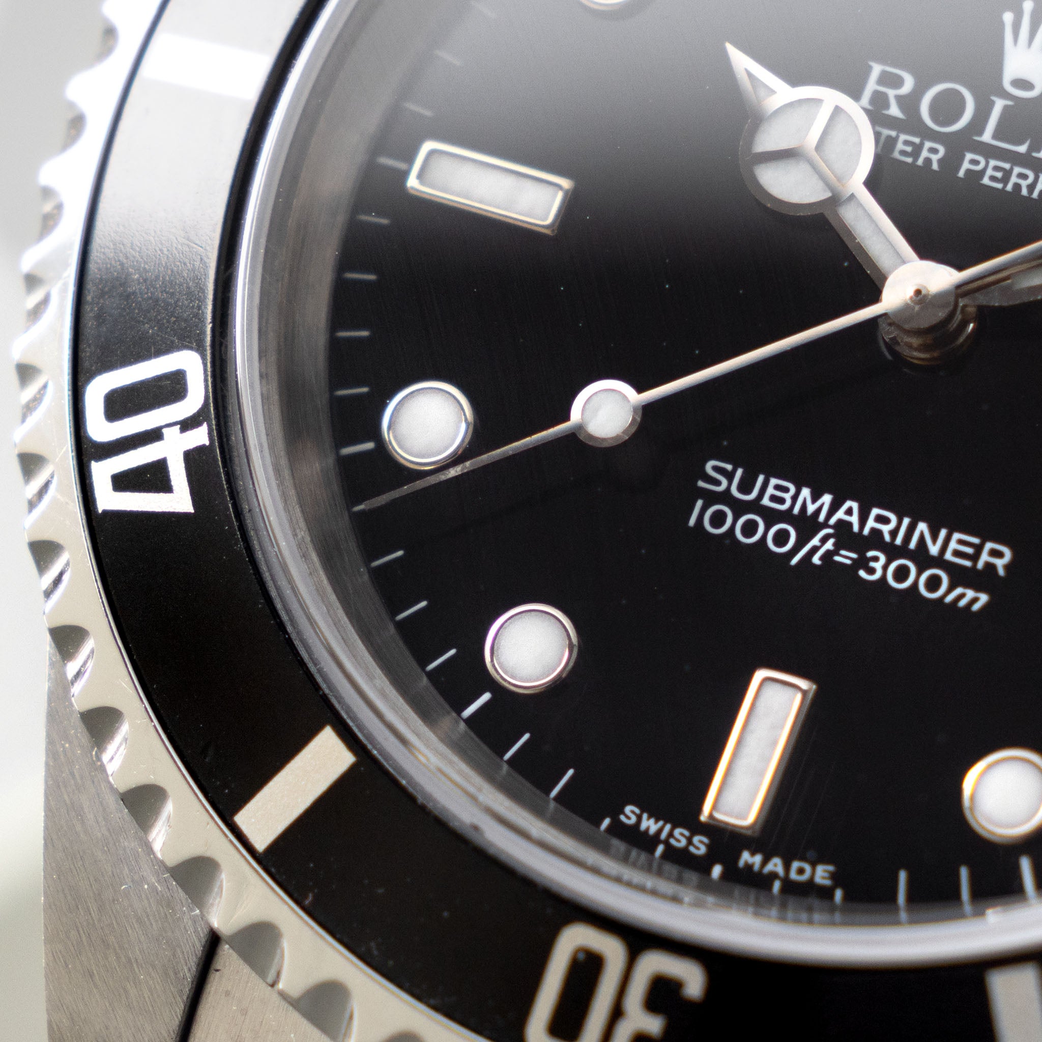 Rolex Submariner no date Swiss made 2 liner dial ref 14060