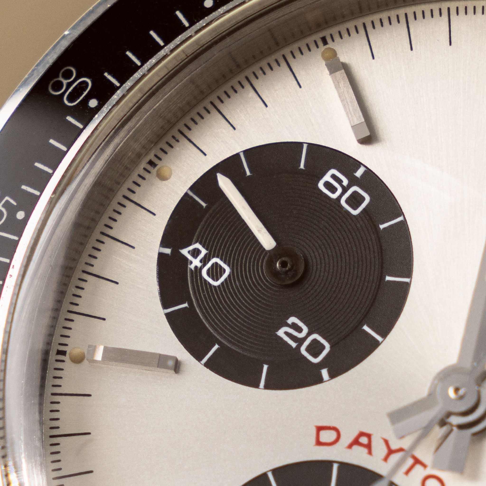 Rolex Cosmograph Daytona 6263 Big Red Floating Silver Soleil Dial