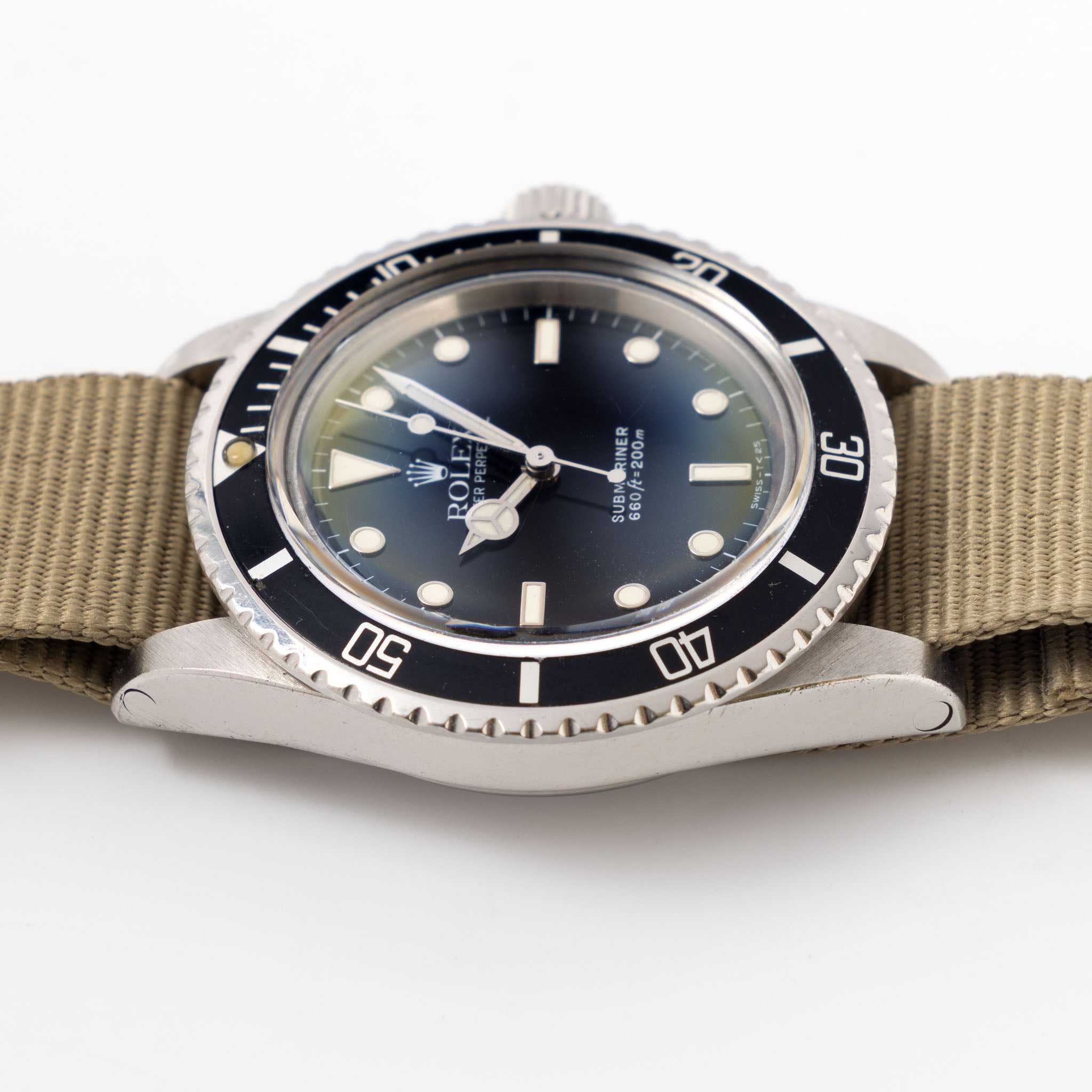 Rolex Submariner 5513 MilSub with Rolex service card