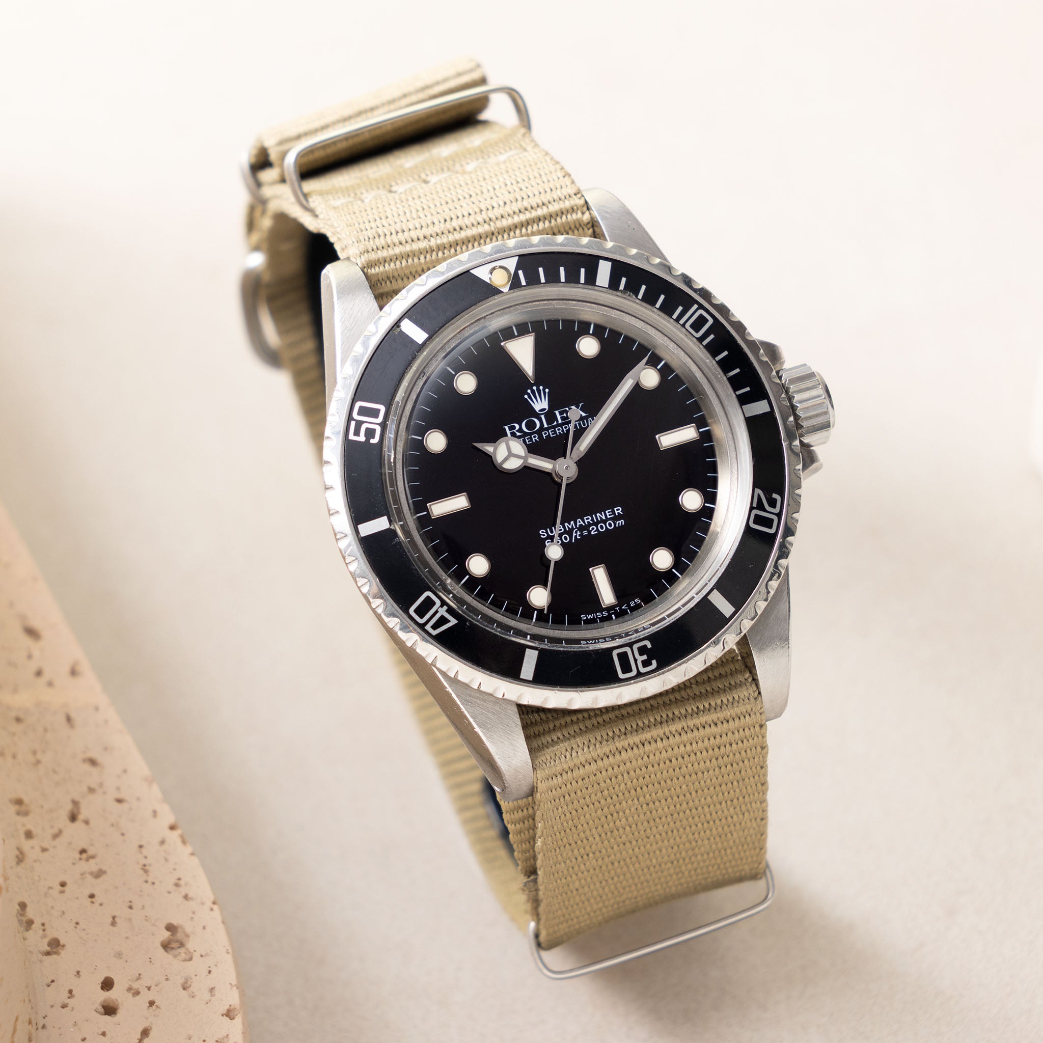 Rolex Submariner 5513 MilSub with Rolex service card