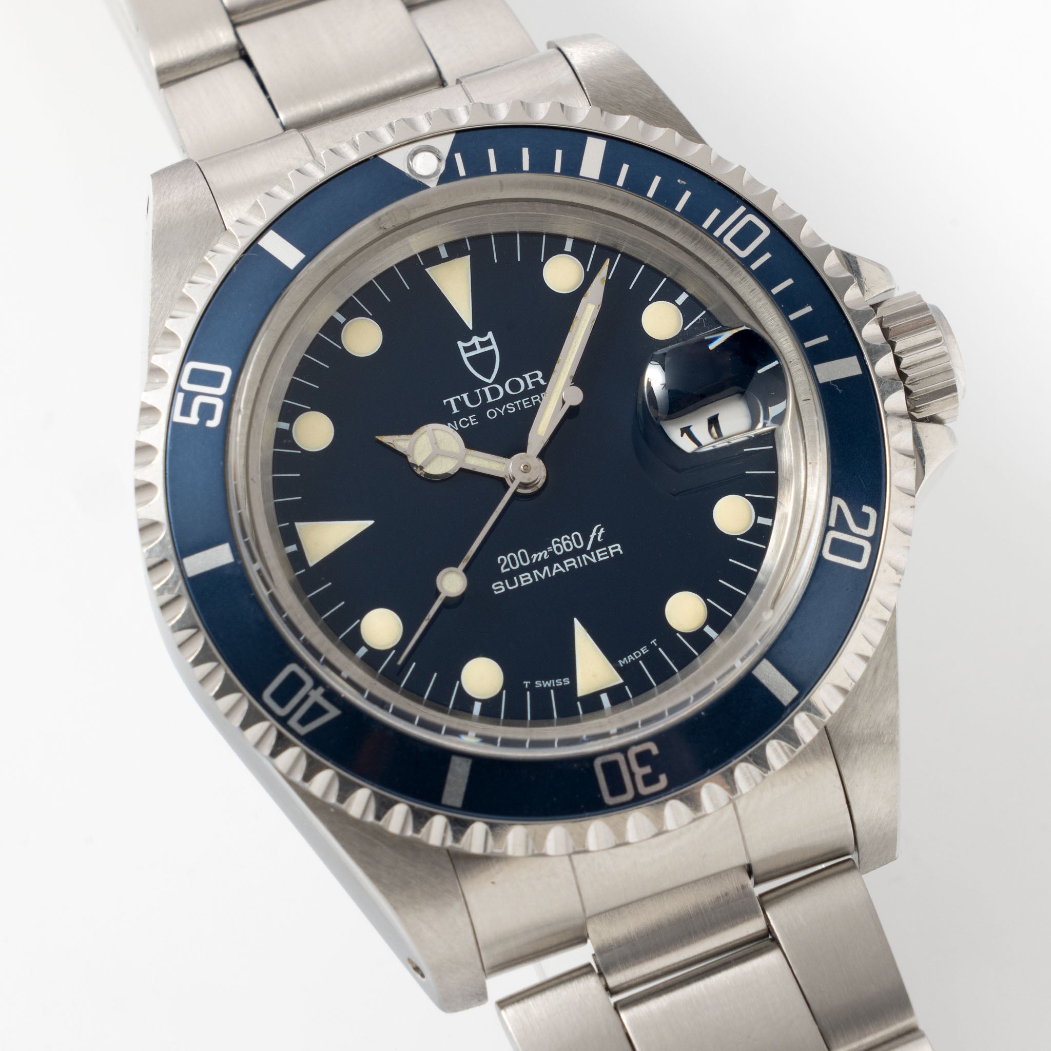 Tudor Submariner Blue Dial ref 79090