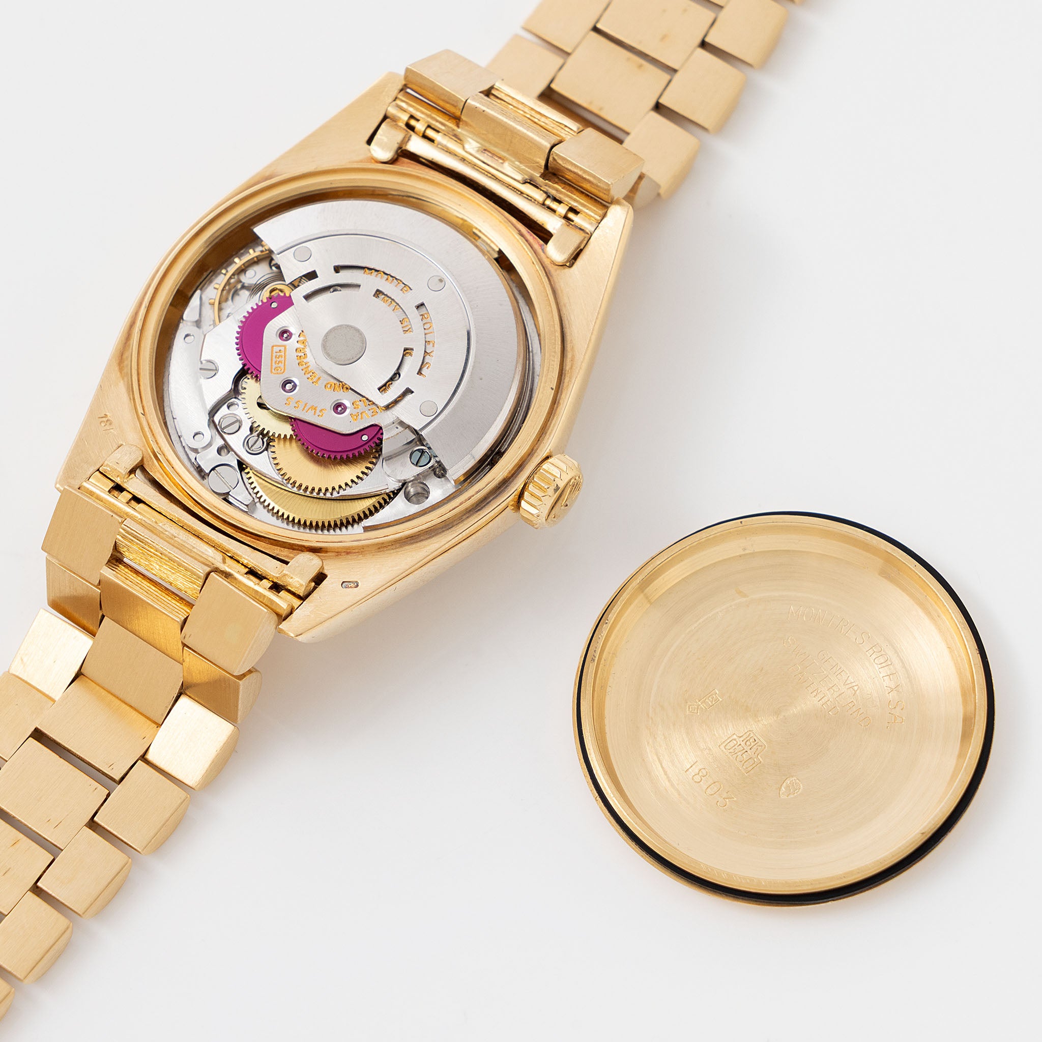 Rolex Day-date Linen sigma dial Bark finish ref 1807
