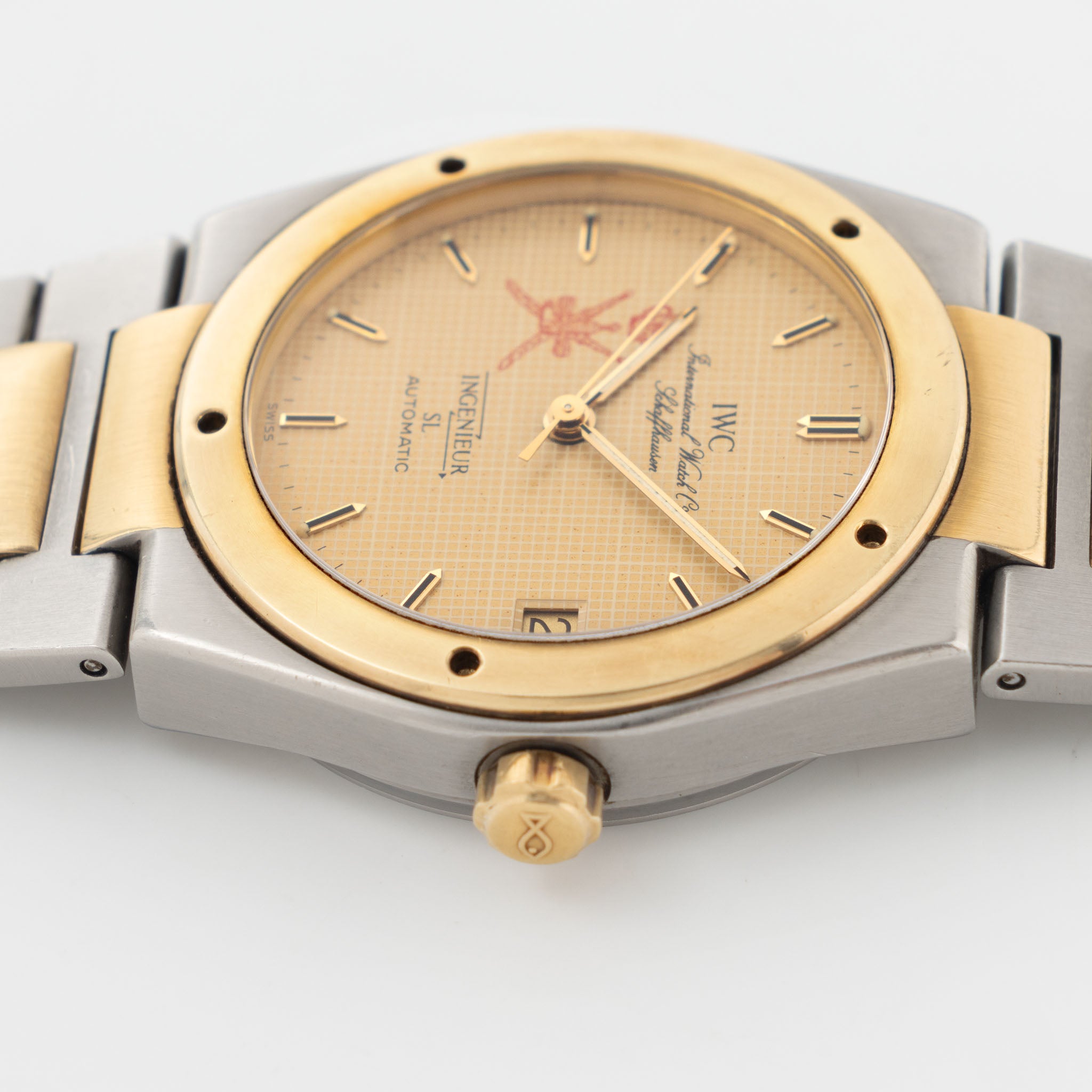 IWC Ingenieur Automatic SL Khanjar dial ref 3505 steel and gold execution