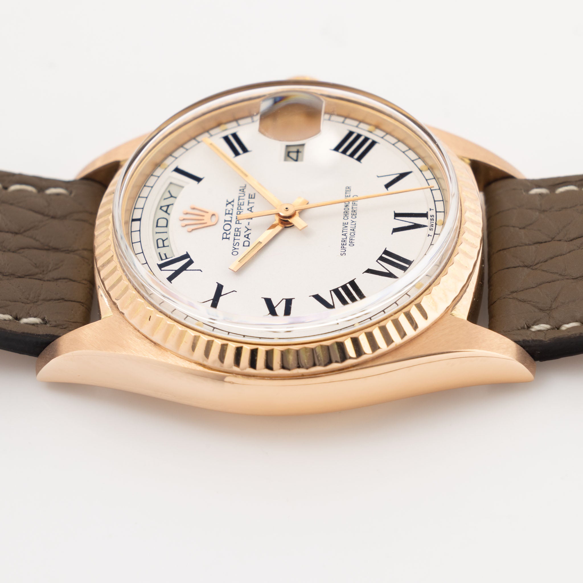 Rolex Day-Date 1803 Buckley Dial in 18k Rose Gold