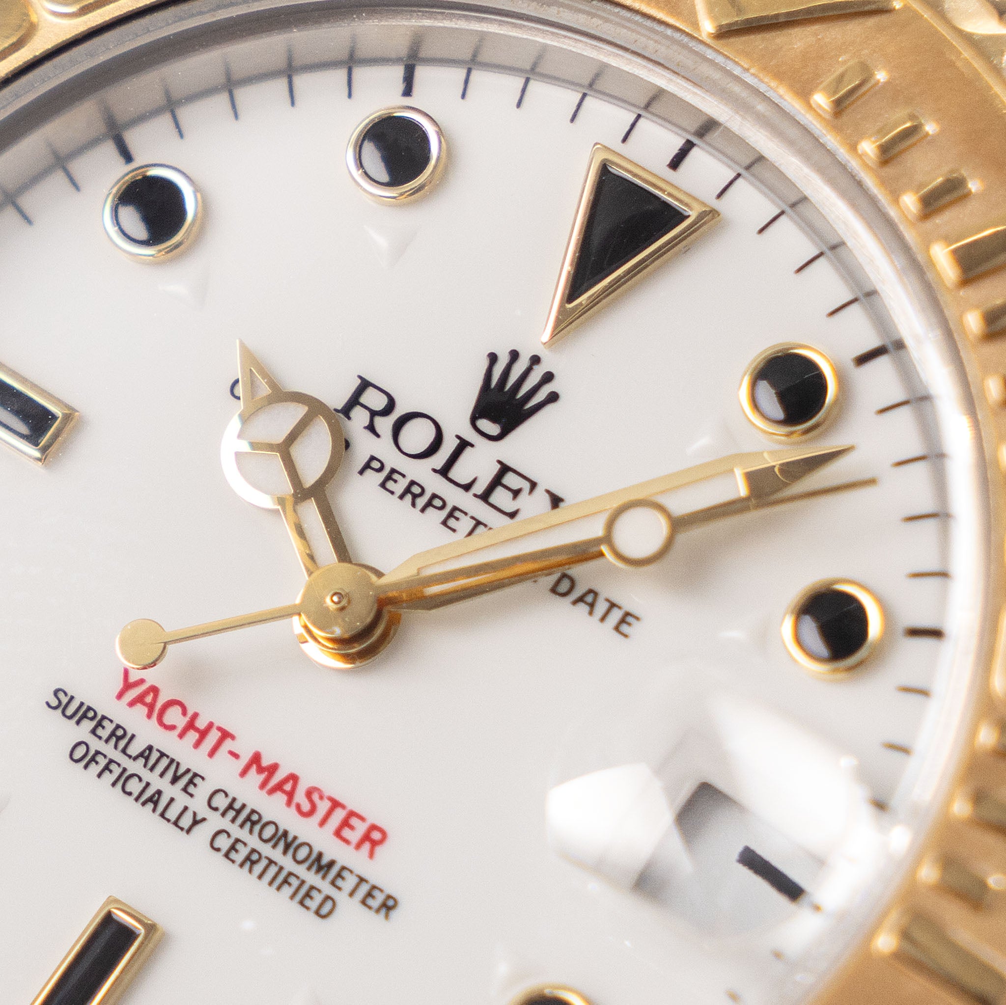 Rolex Yacht-Master 168623 White Dial in Steel and Gold Box and Paper Set