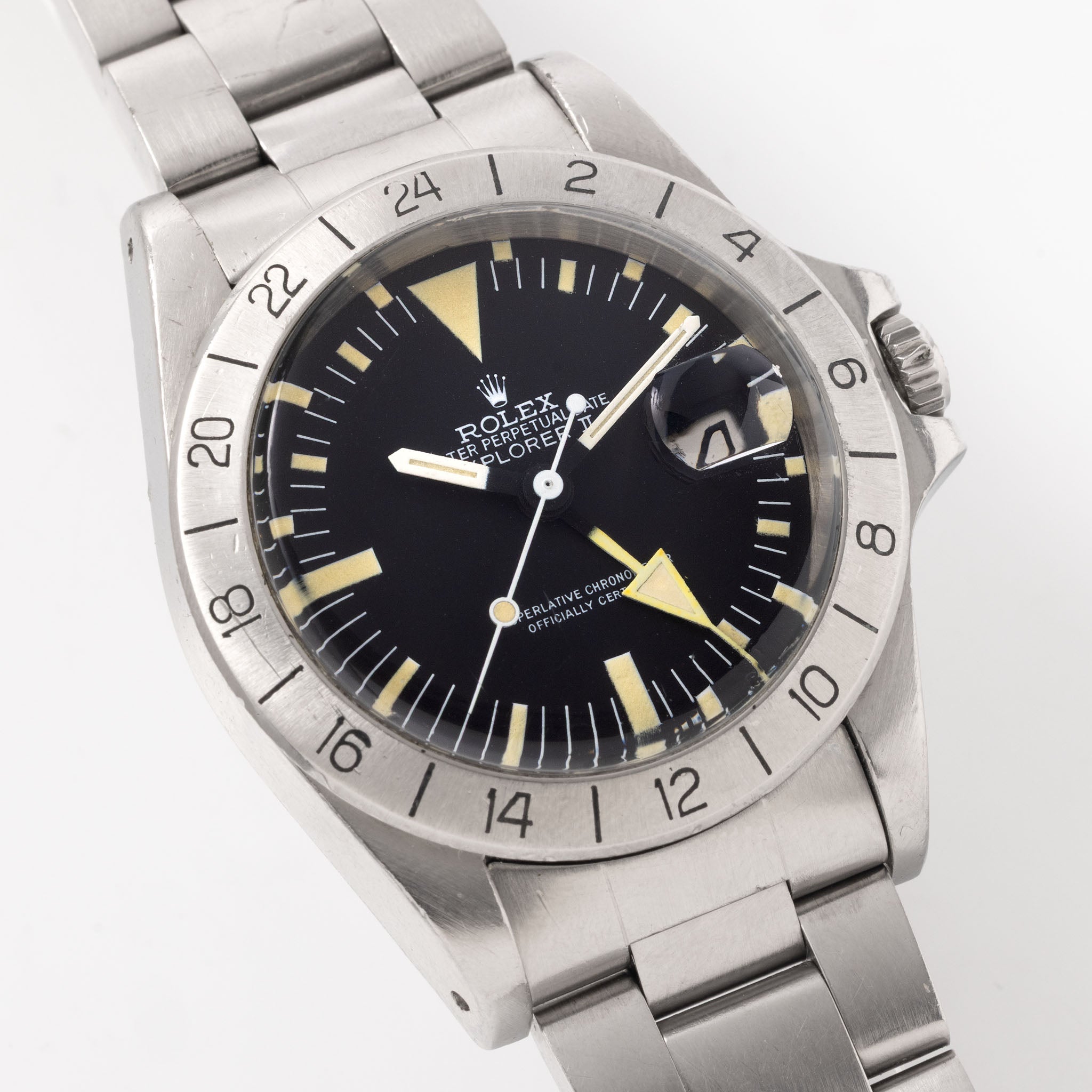 Rolex Explorer II 1655 Albino MK4 Dial from Original Owner with Box and Papers