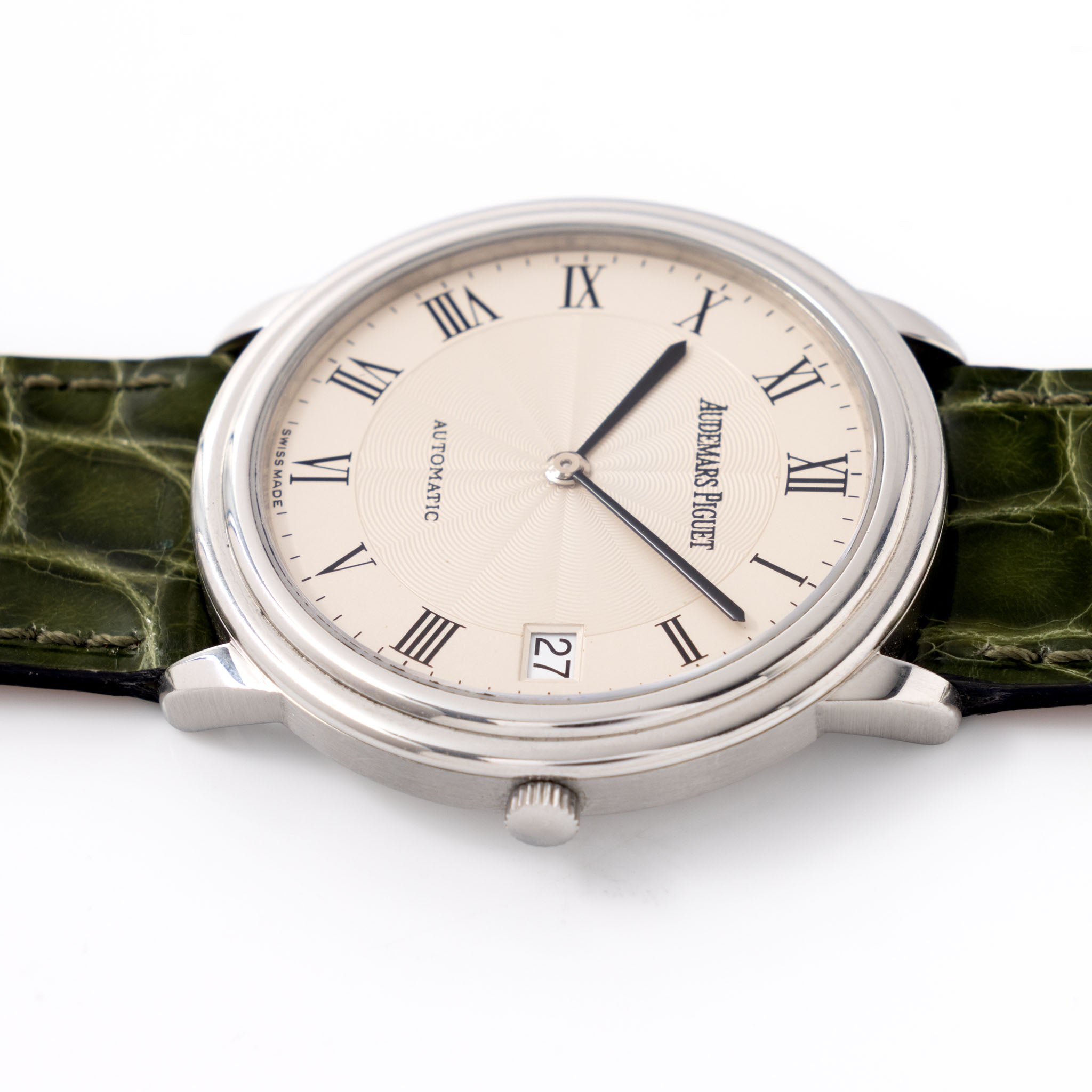 Audemars Piguet 14995ST 120 Years Anniversary Silver Dial Ultra-thin Dresswatch