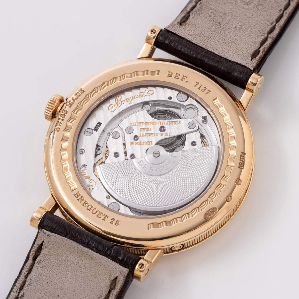 Breguet Classique Phase de Lune in 18 k Rose gold ref 7137