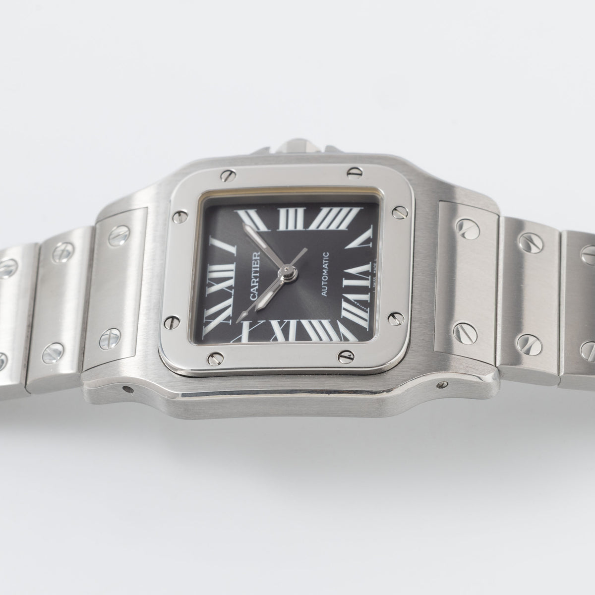 Cartier Santos Galbeé ref. 2319 SIHH Slate Grey Dial with Box and Original Guarantee Paper “Limited edition”