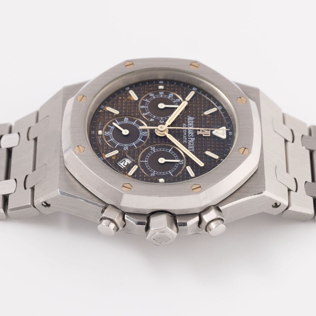 Audemars Piguet Royal Oak Chronograph 25860ST - Tropical Petite Tapisserie Dial