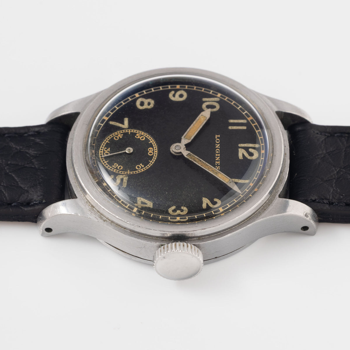 Longines Sei Tache Gilt Dial ref. 5130 with Extract of the Archives “German Army”