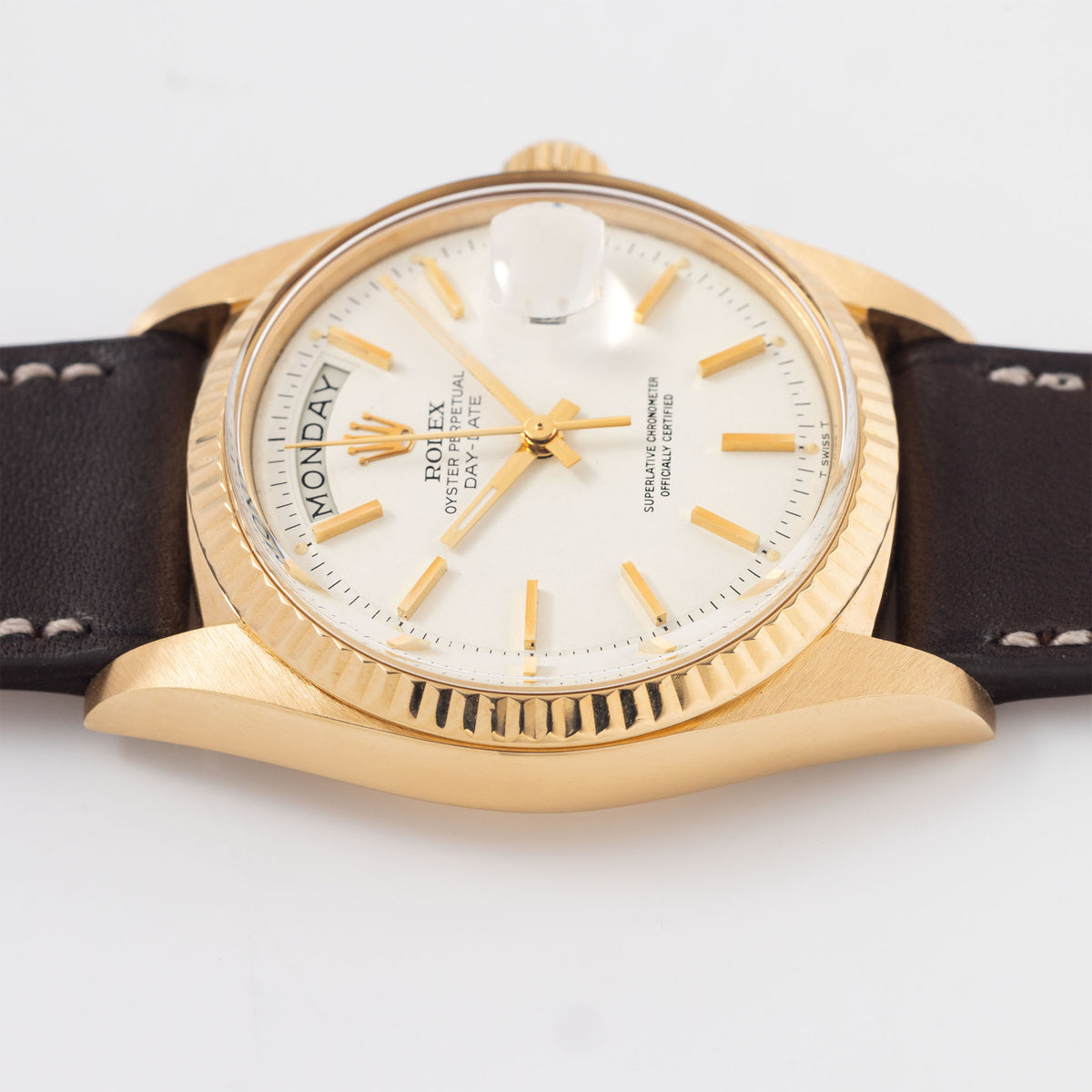 Rolex Day-Date 1803 White Dial in 18k Yellow Gold