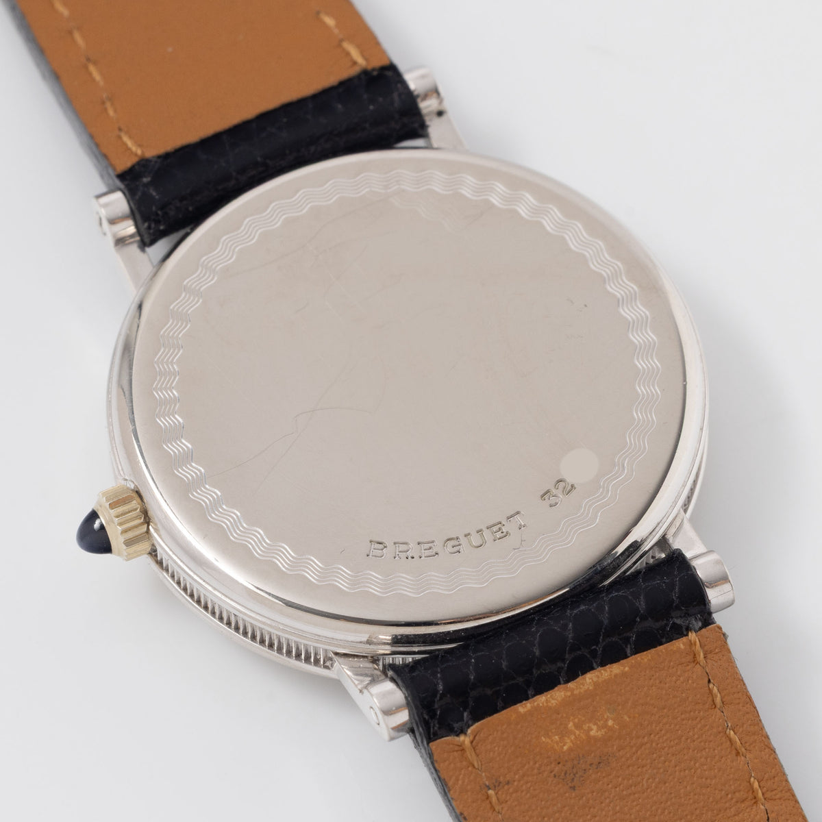 Breguet Classique Moonphase Ref. 3280BB Guilloché Dial in 18k white gold