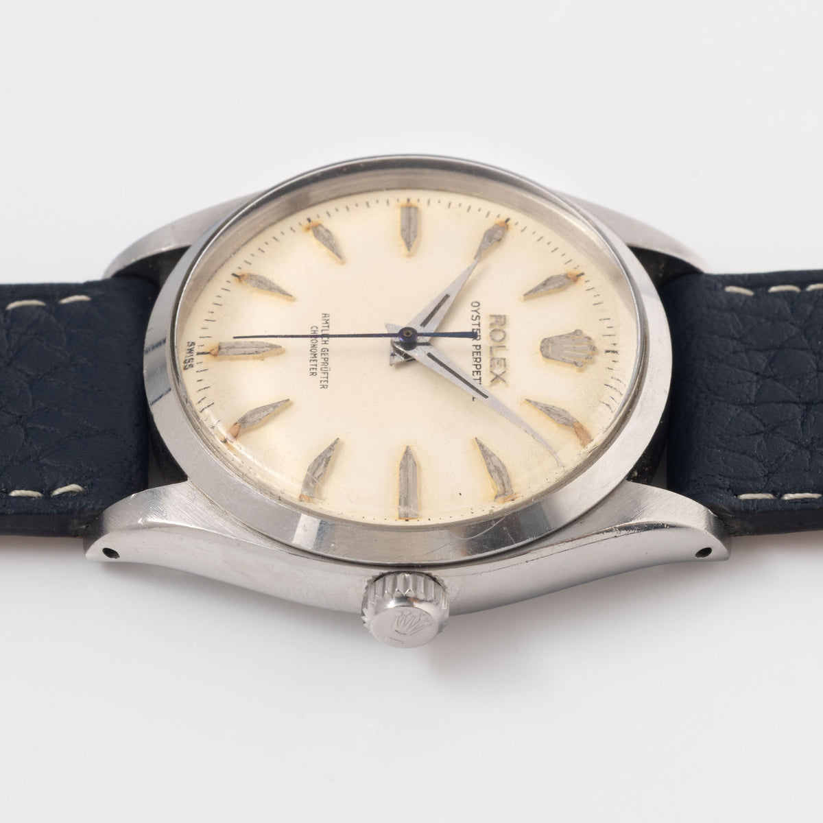 Rolex Oyster Perpetual 6564 Cream Dial Amtlich Geprüfter Chronometer