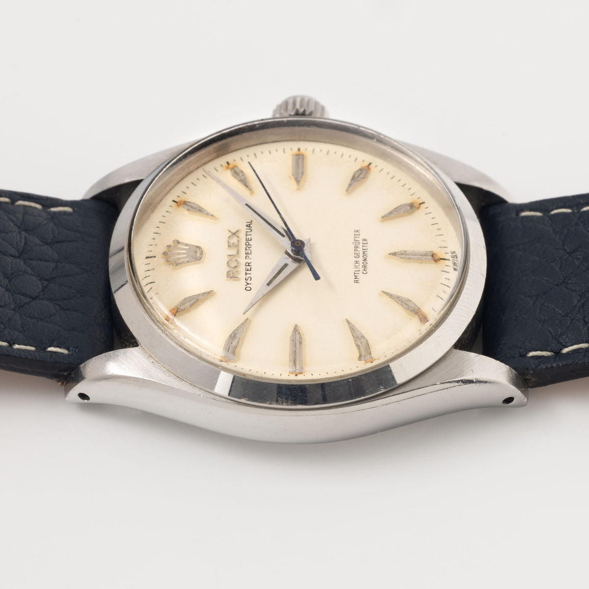 Rolex Oyster Perpetual 6564 Cream Dial Amtlich Geprüfter Chronometer