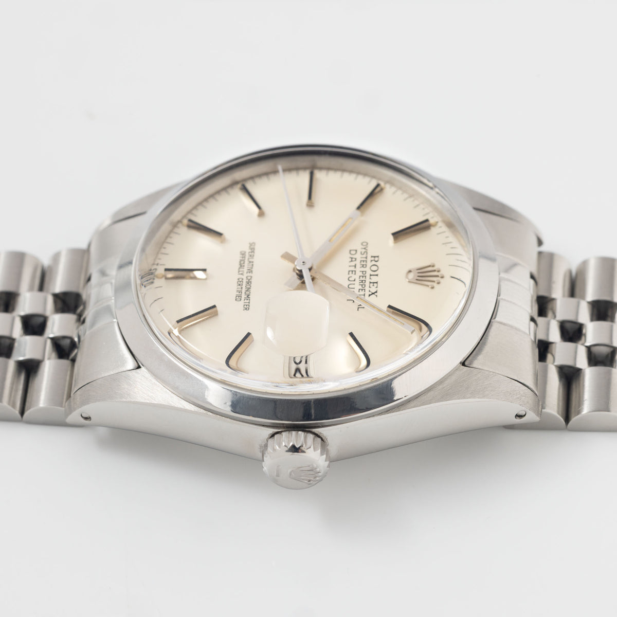 Rolex Datejust 16000 Creamy Silver Soleil Dial