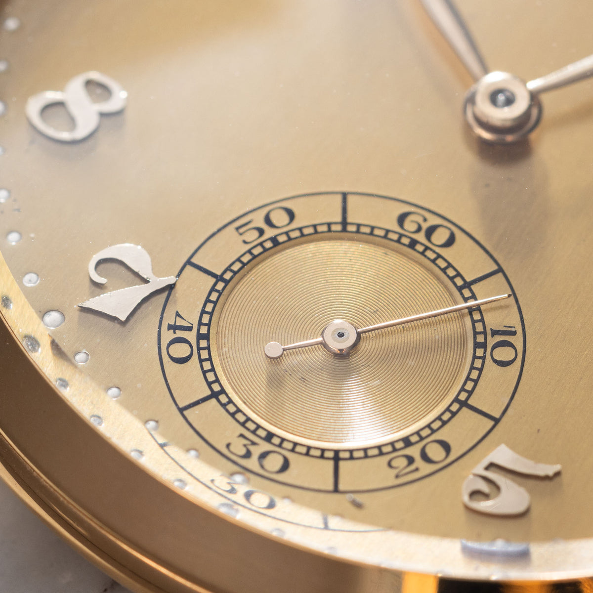 Patek Philippe Pocket Watch with Doré Breguet numerals Dial in 18k Yellow Gold