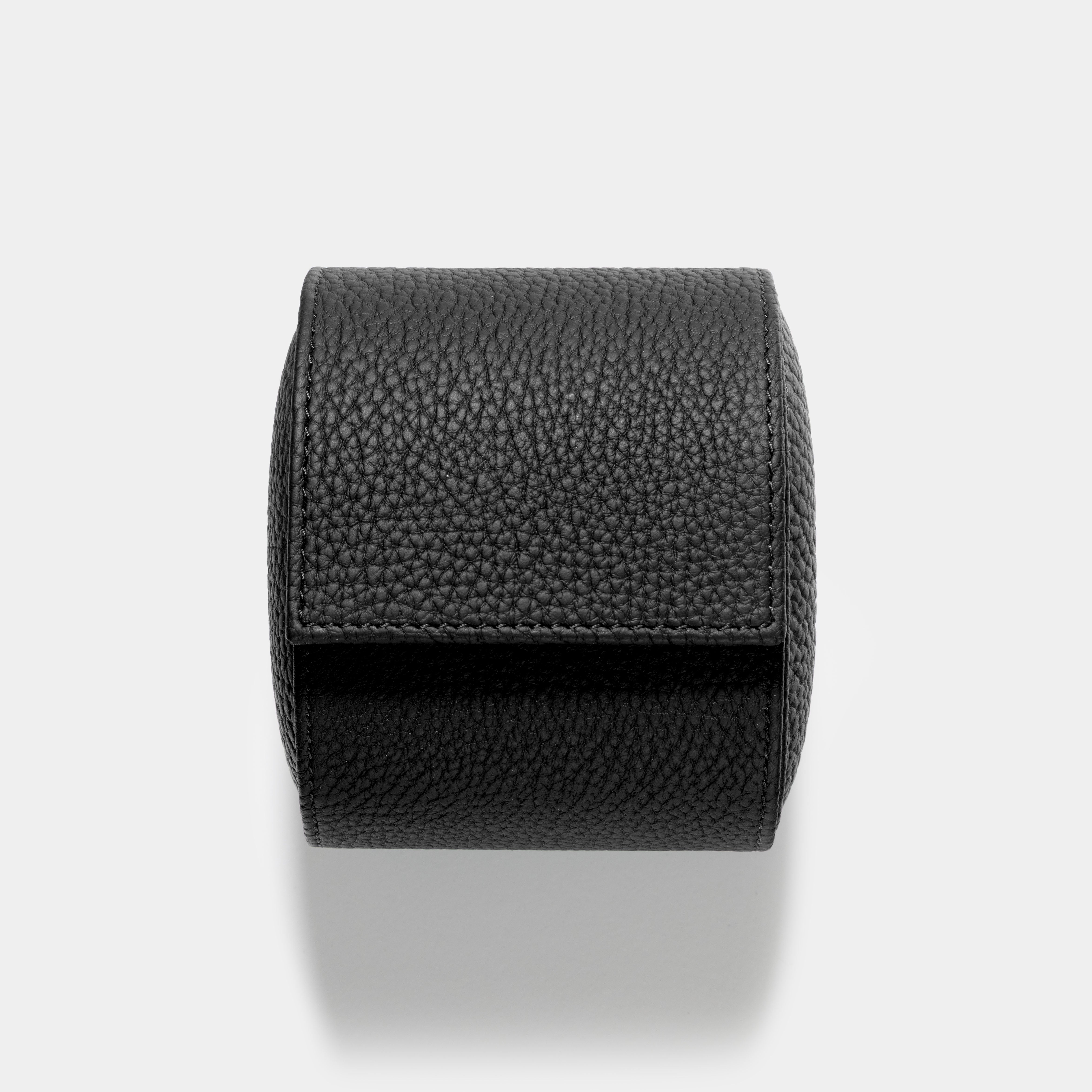 Oval Black Watch Tube Single Watch