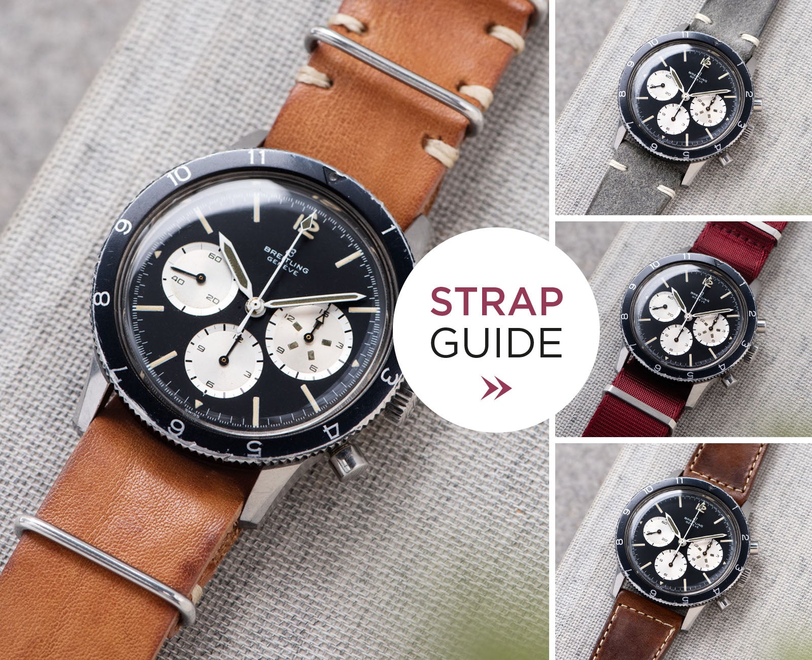 Bulang and Sons Strap Guide Breitling Co Pilot 7650 Chronograph