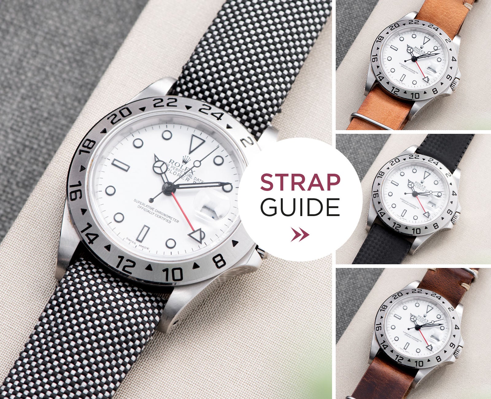 Bulang and Sons Strap Guide Rolex Explorer 2 White Dial 16570