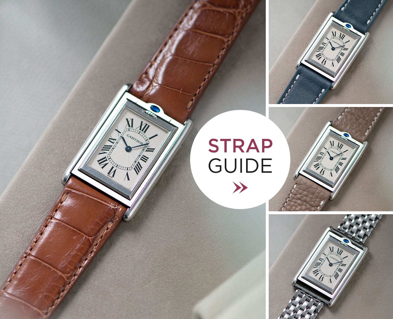 Bulang and Sons Strap Guide Cartier Tank Basculante
