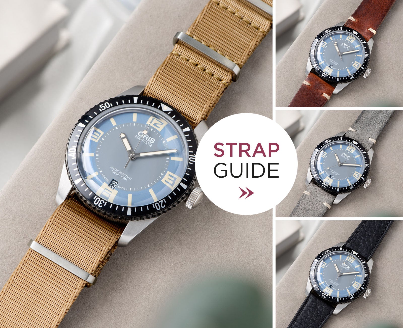 Bulang and Sons_Strap Guide_Oris Automatic Divers Sixty-Five Deauville_Leather Watch Strap
