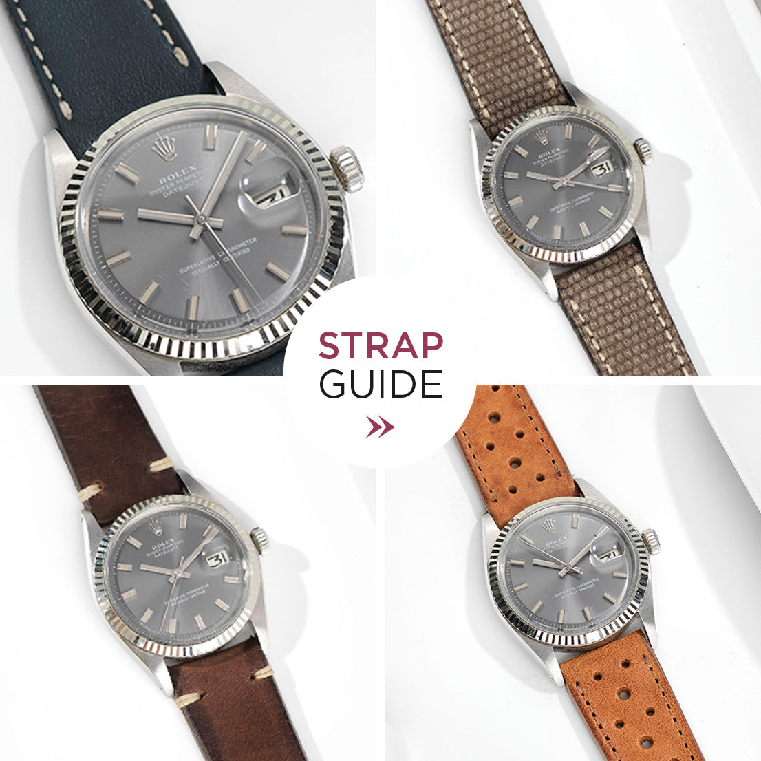 Strap Guide - The Rolex Datejust Grey Wideboy