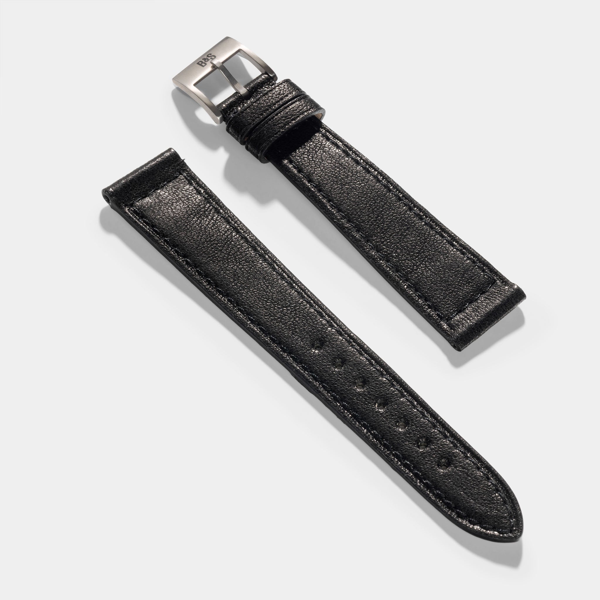 Strap for Patek Philippe 3940 Perpetual – Black Boxed Calfskin