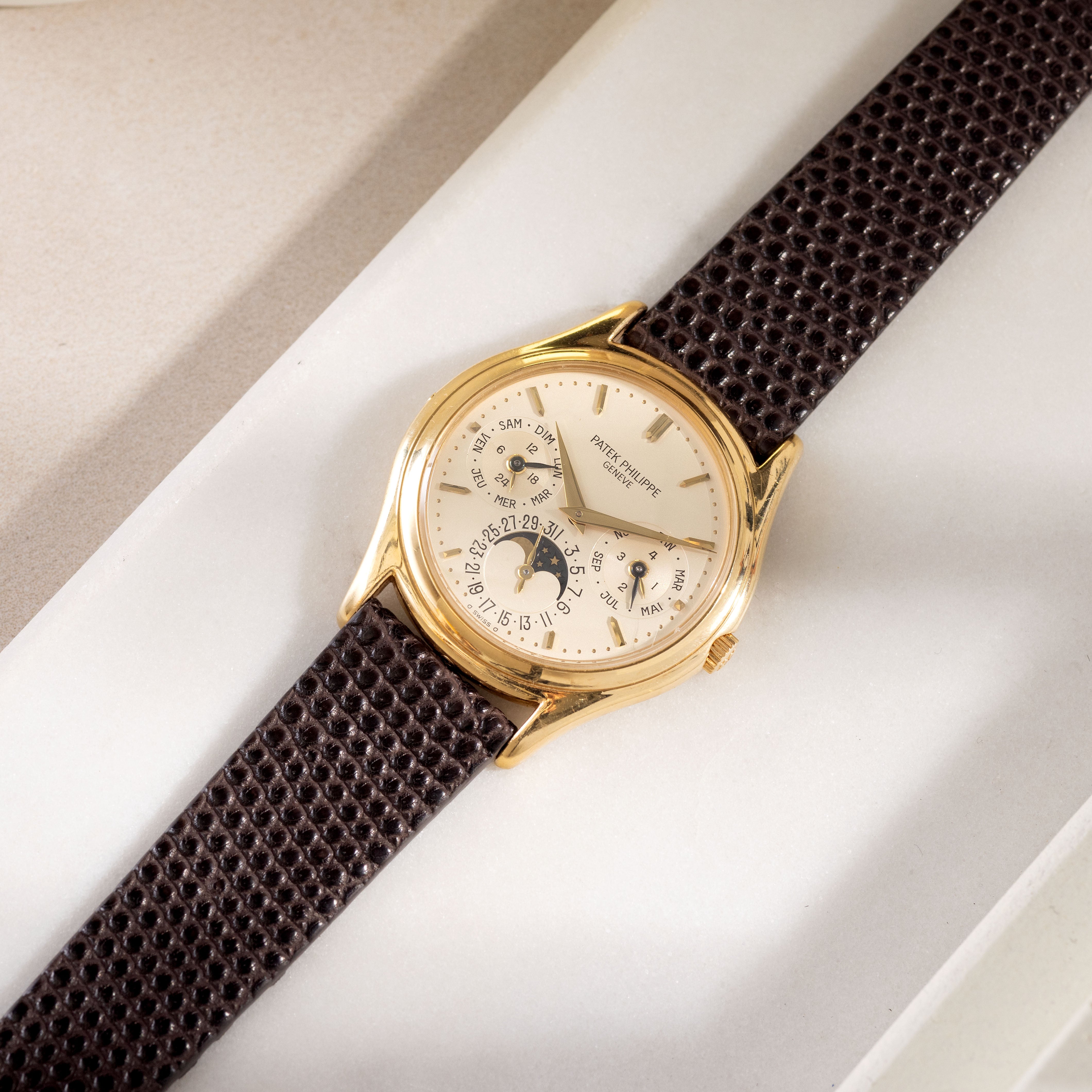 The Java Brown Double Lizard Strap - Jubilee Edition by Bulang & Sons