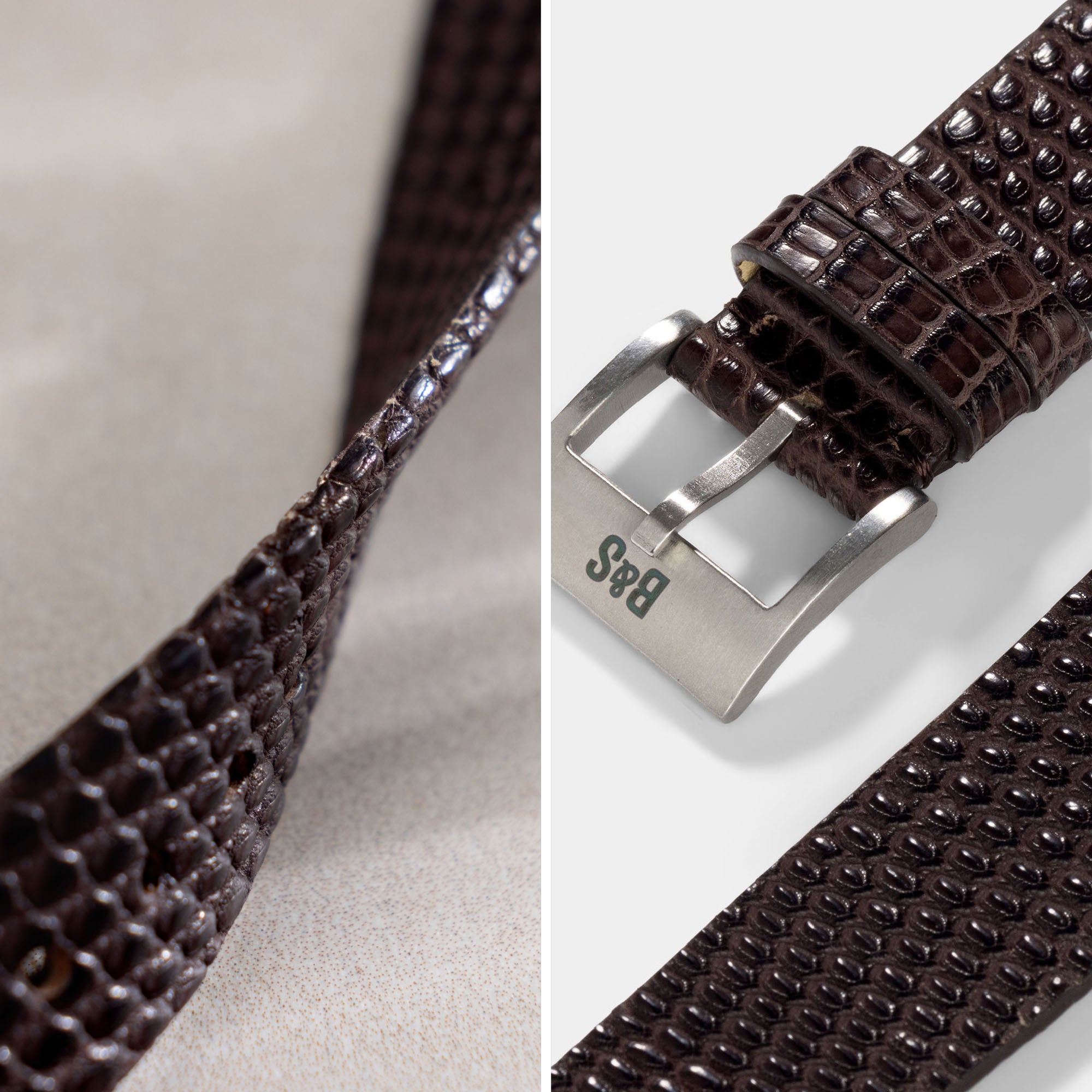 The Java Brown Double Lizard Strap - Jubilee Edition by Bulang & Sons