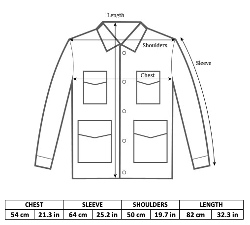 1955 VINTAGE M-51 FIELD JACKET CIVIL AIR PATROL MEASUREMENTS