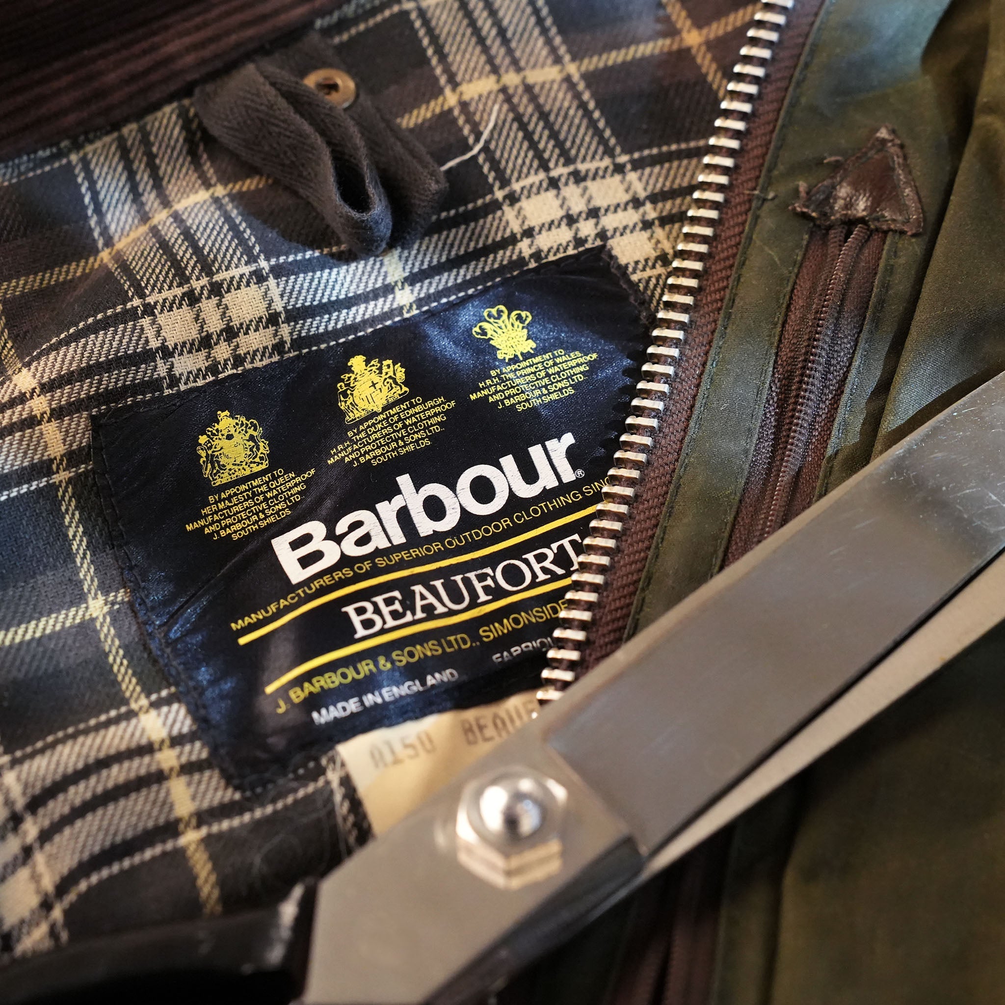 Strap for IWC Flieger Chronograph - Vintage Barbour Fabric - (20mm)