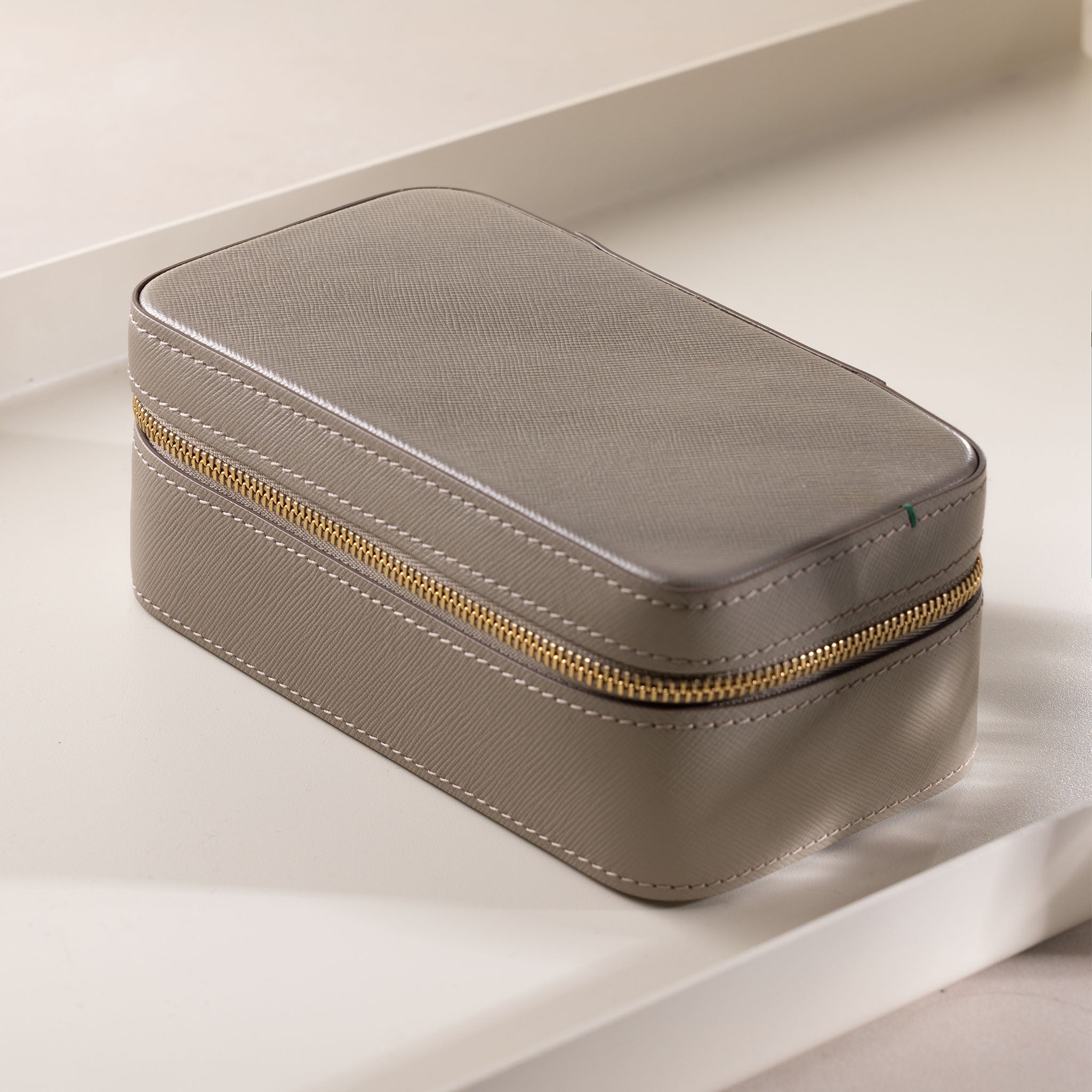 MRC-10131 - Rolex jewelry leather Box taupe color
