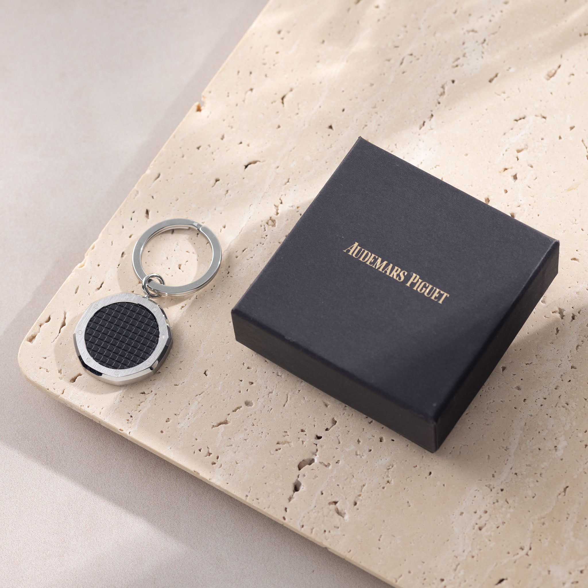 MRG-10030 - Audemars Piguet Royal Oak Key Ring Black