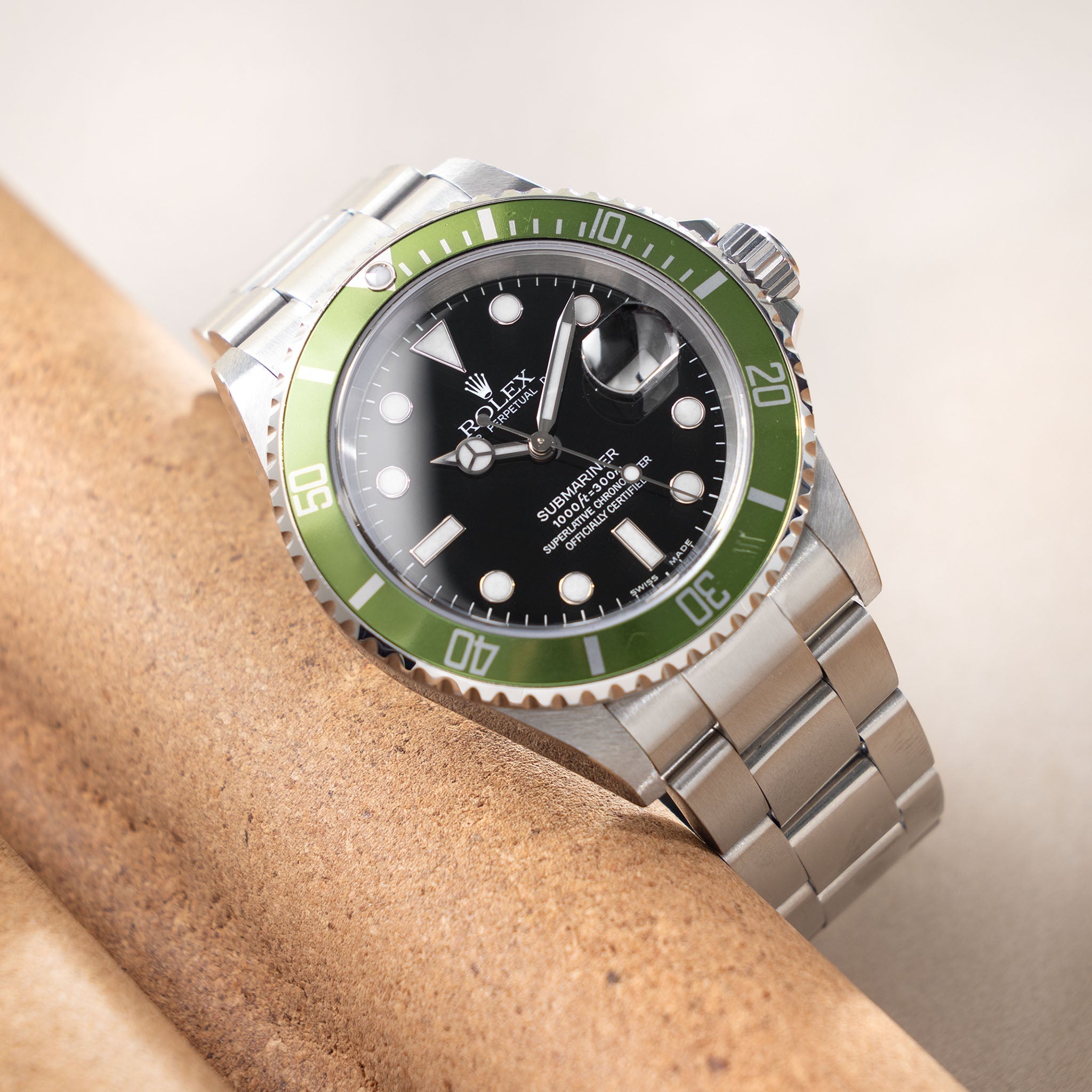 Rolex 16610 LV “Kermit” Flat 4 Box and Paper Set